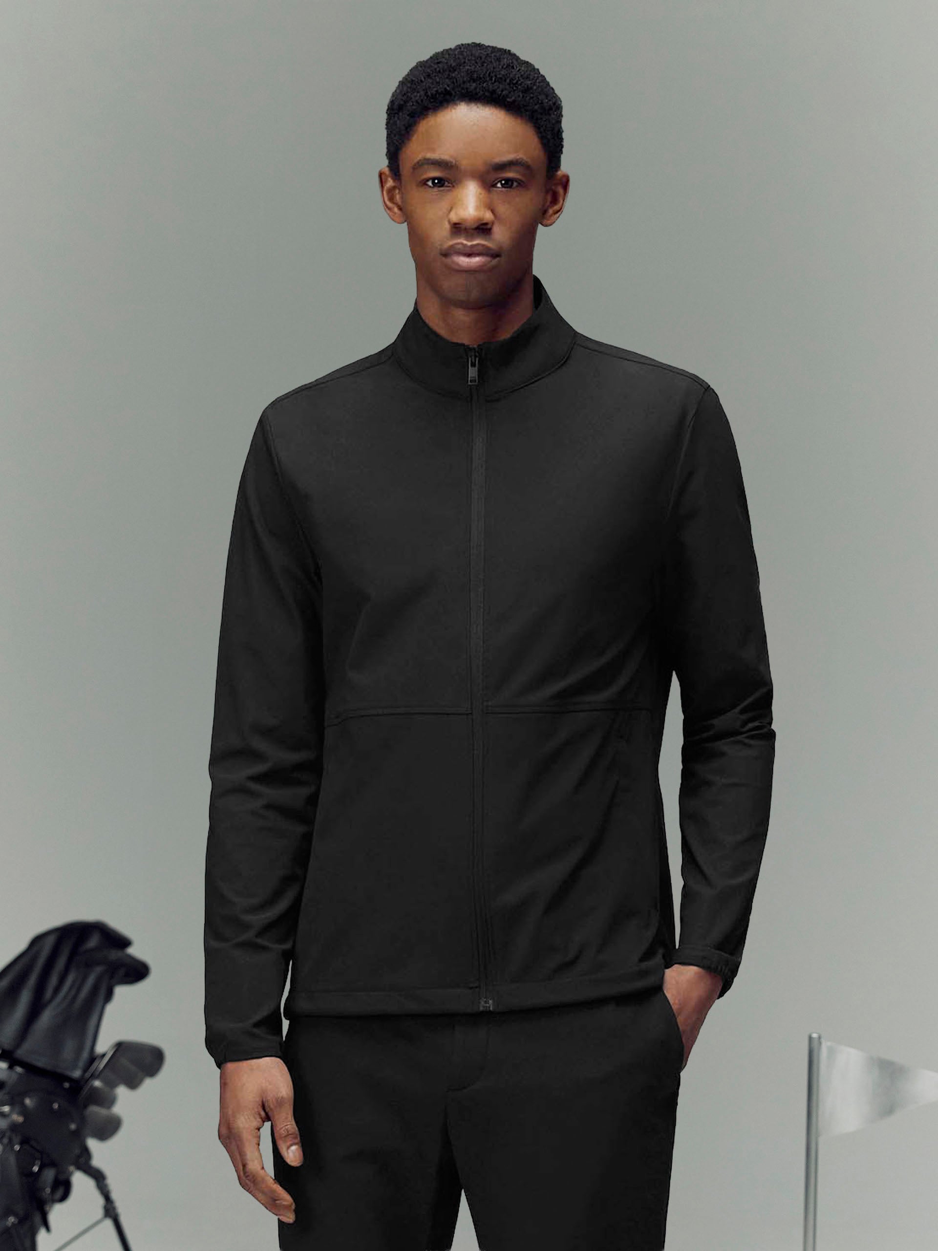 Golf Jacket in Black