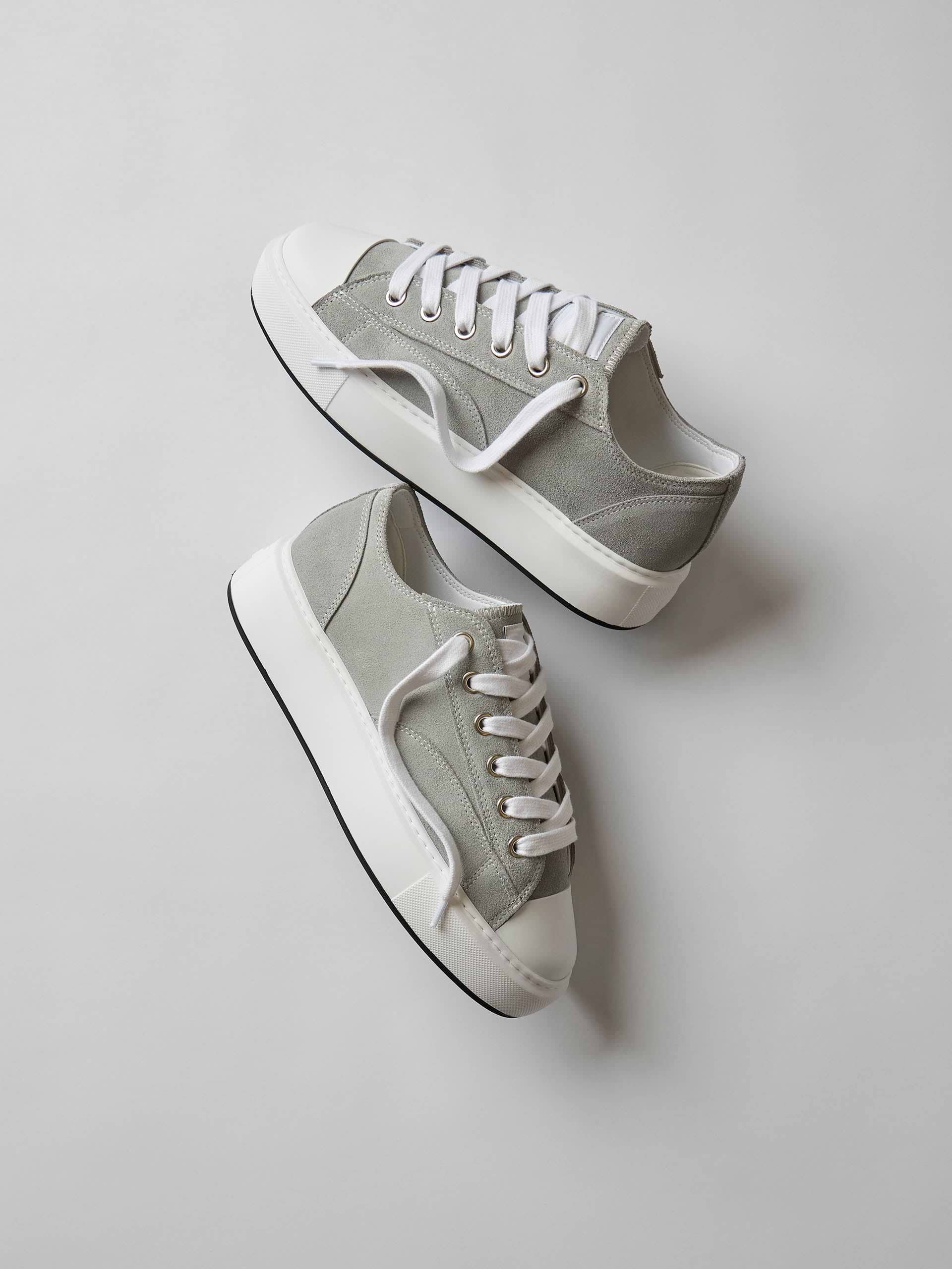 Homerun in Grey Suede