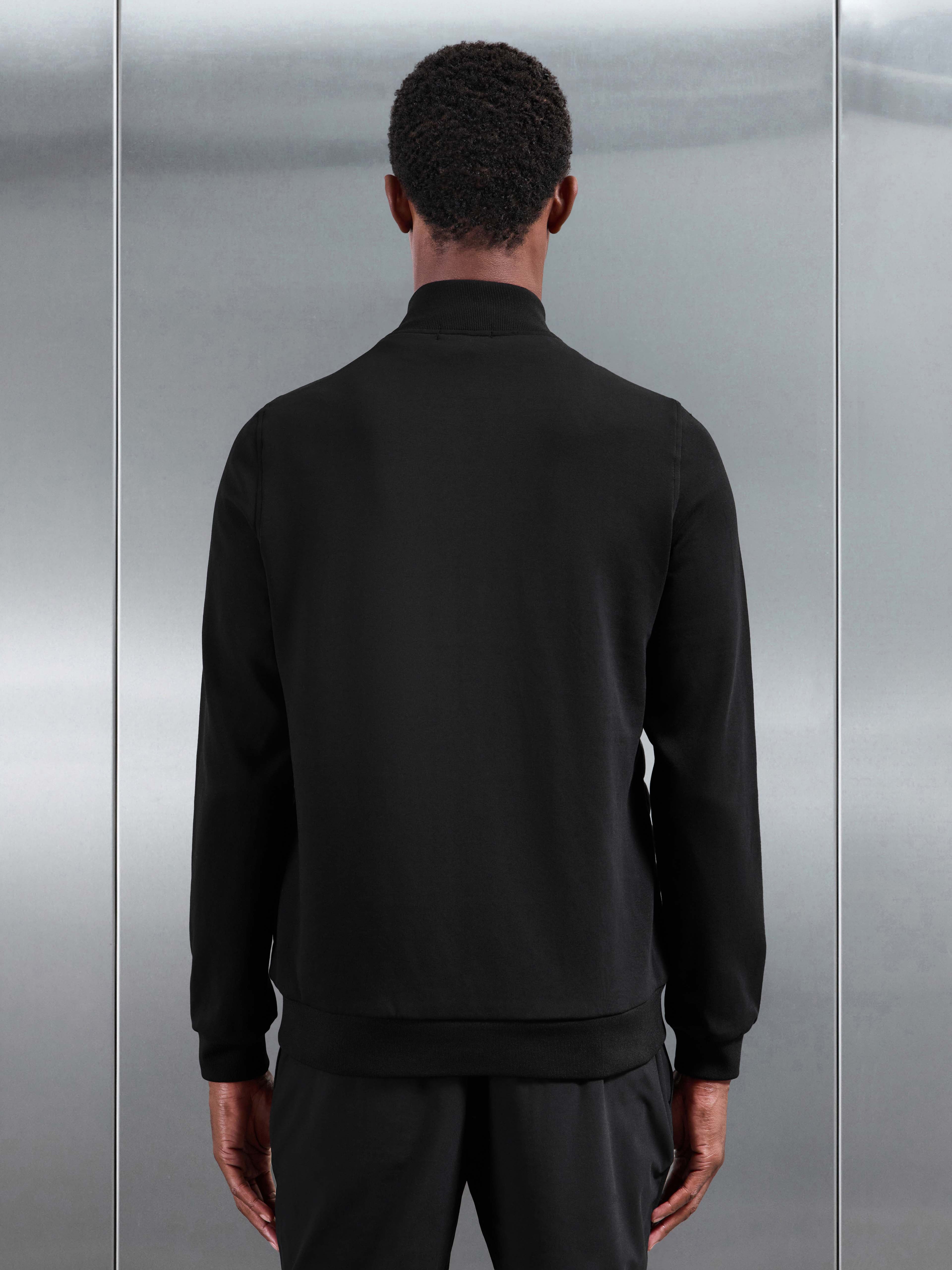 Hybrid Quilted Jacket in Black