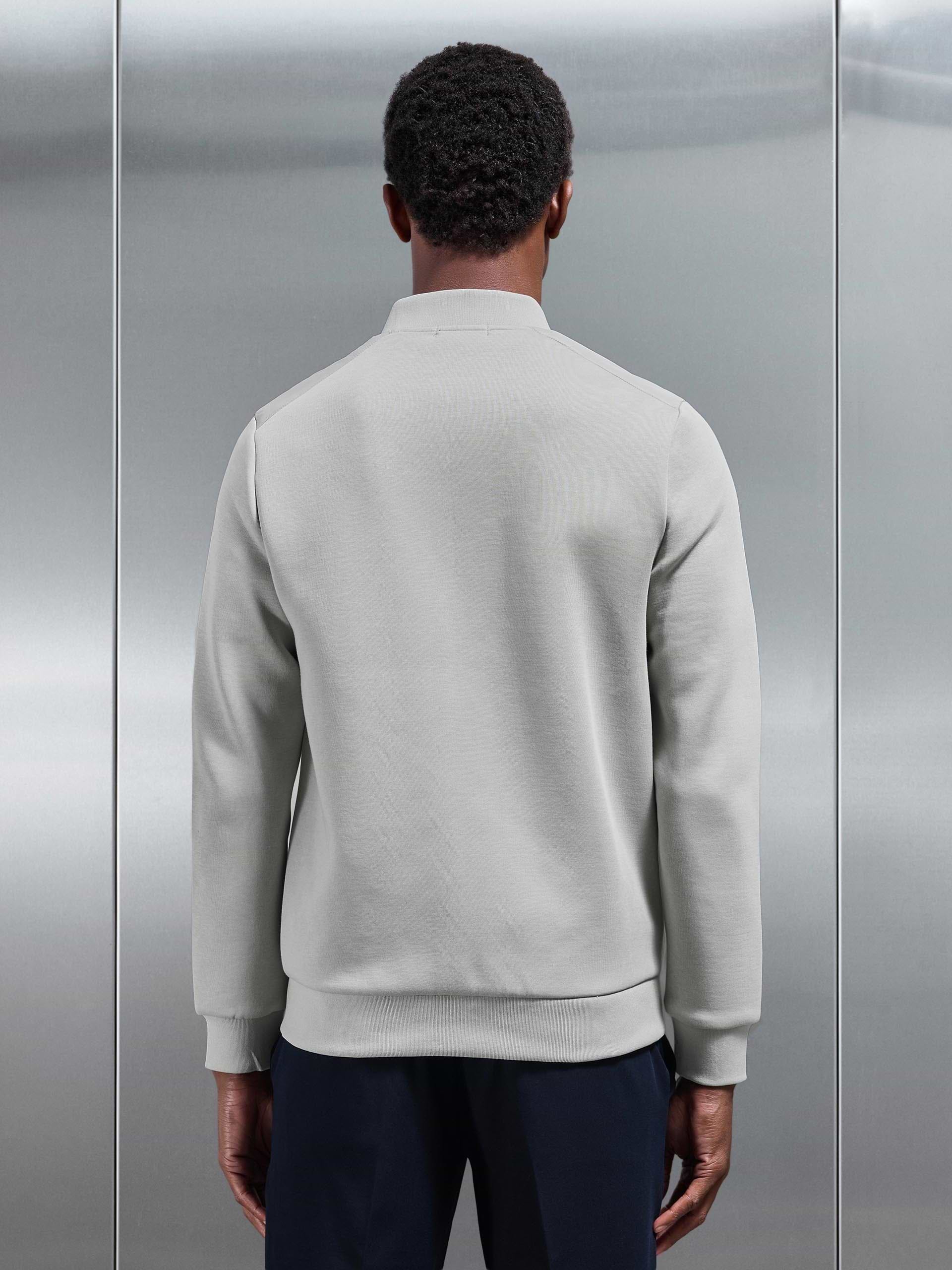 Hybrid Bomber Jacket in Stone