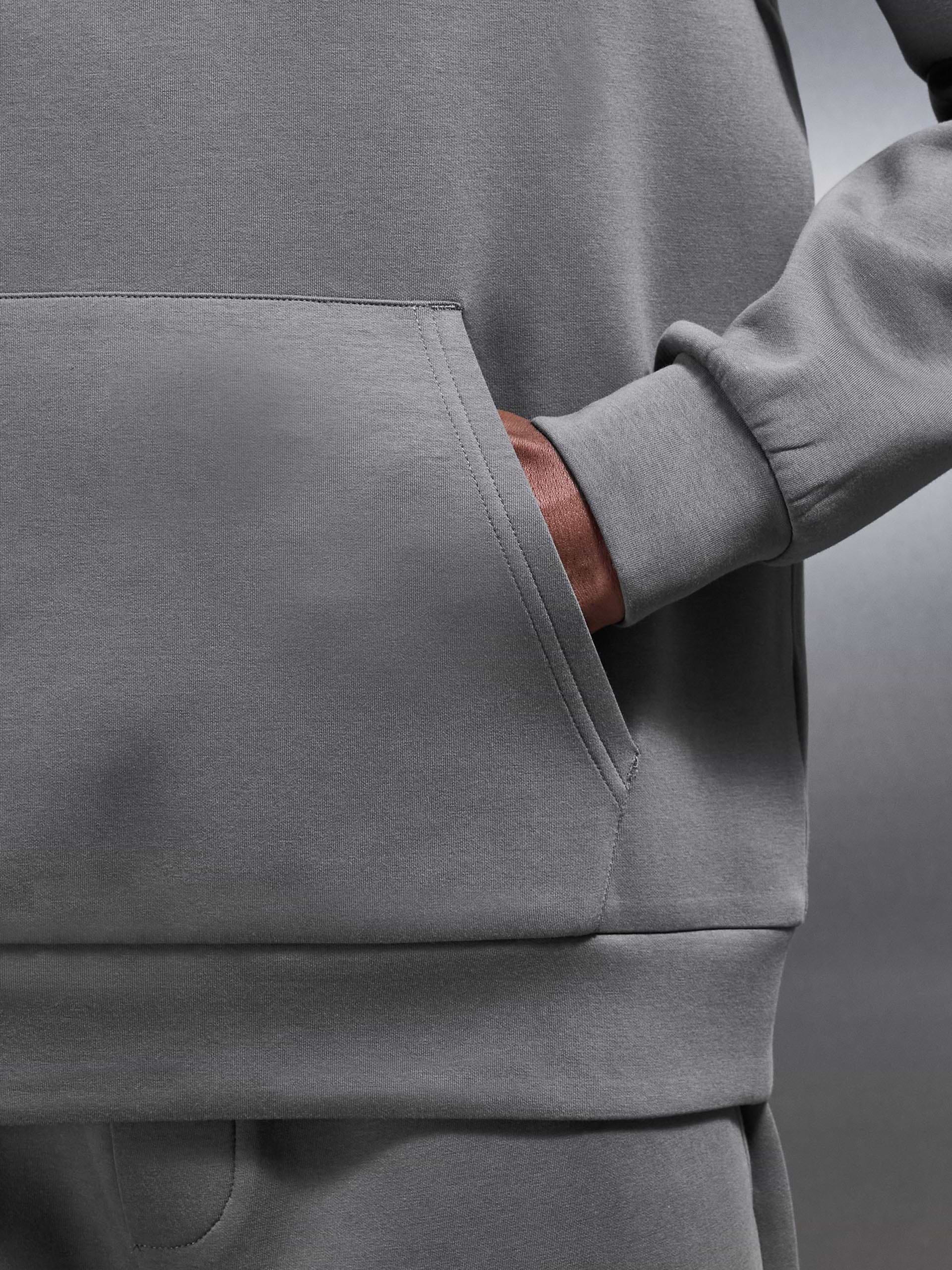 Hybrid Cargo Hoodie in Charcoal