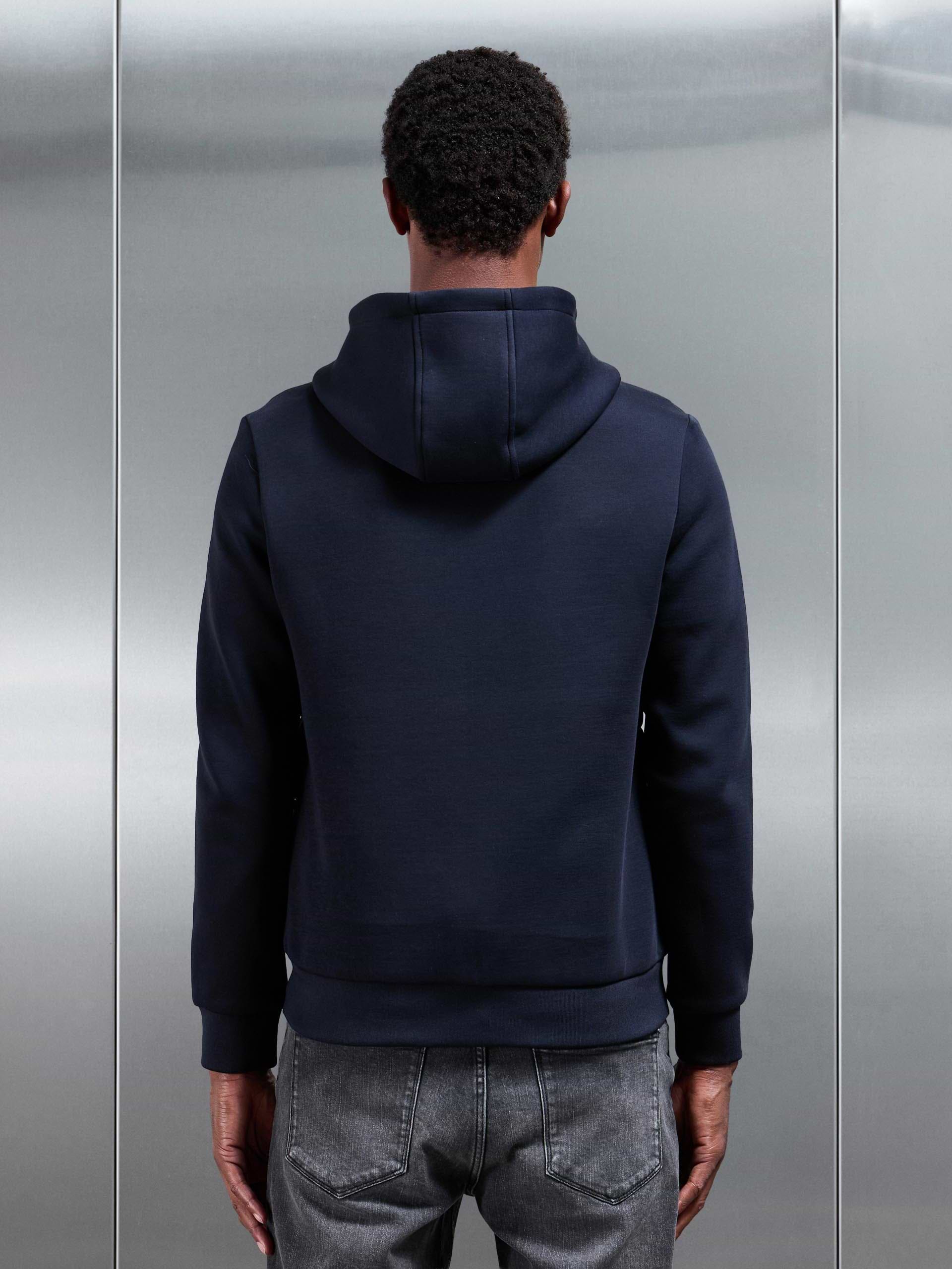 Hybrid Quilted Windbreaker in Navy