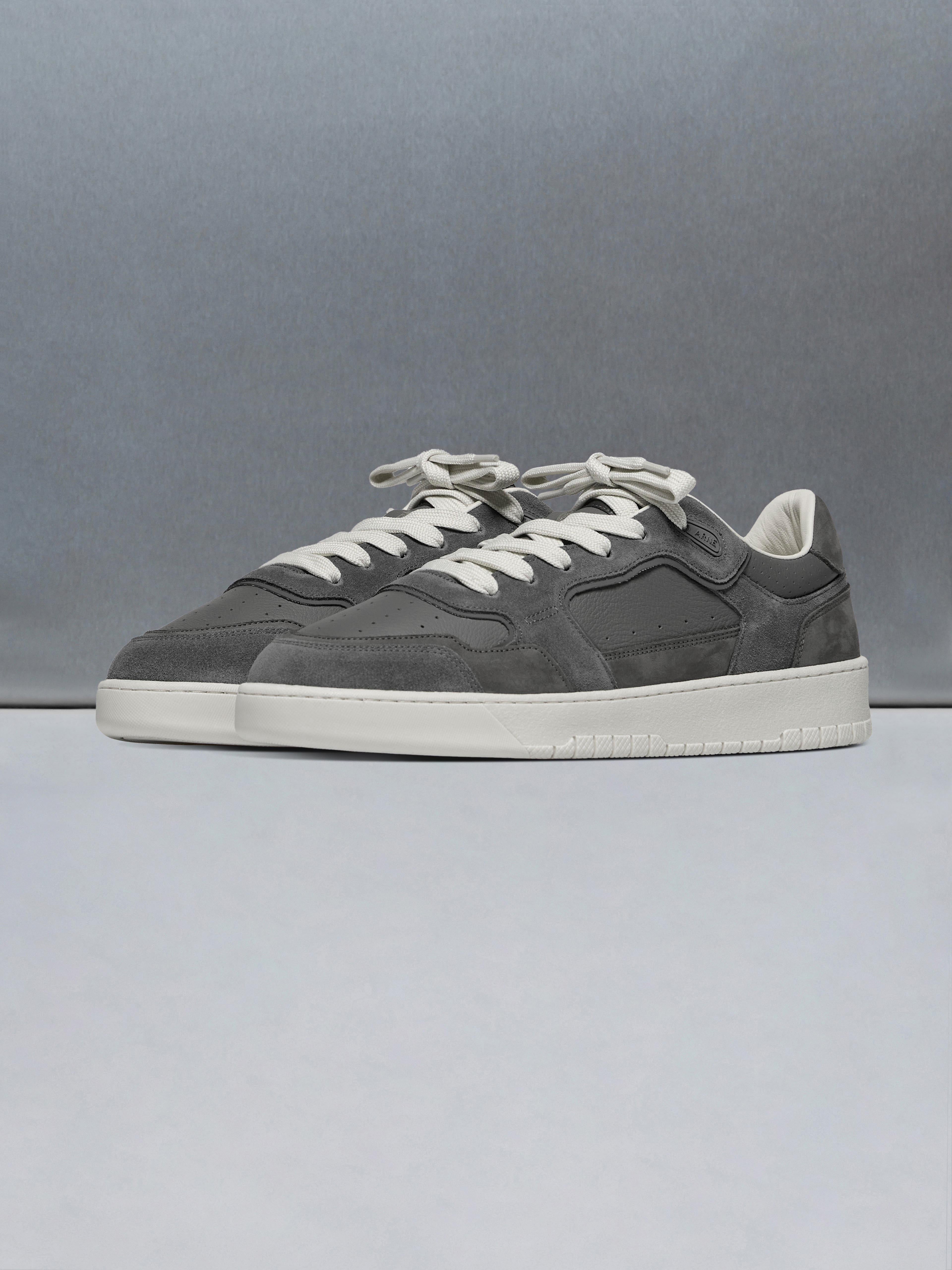 Hoop Trainer in Charcoal Off White