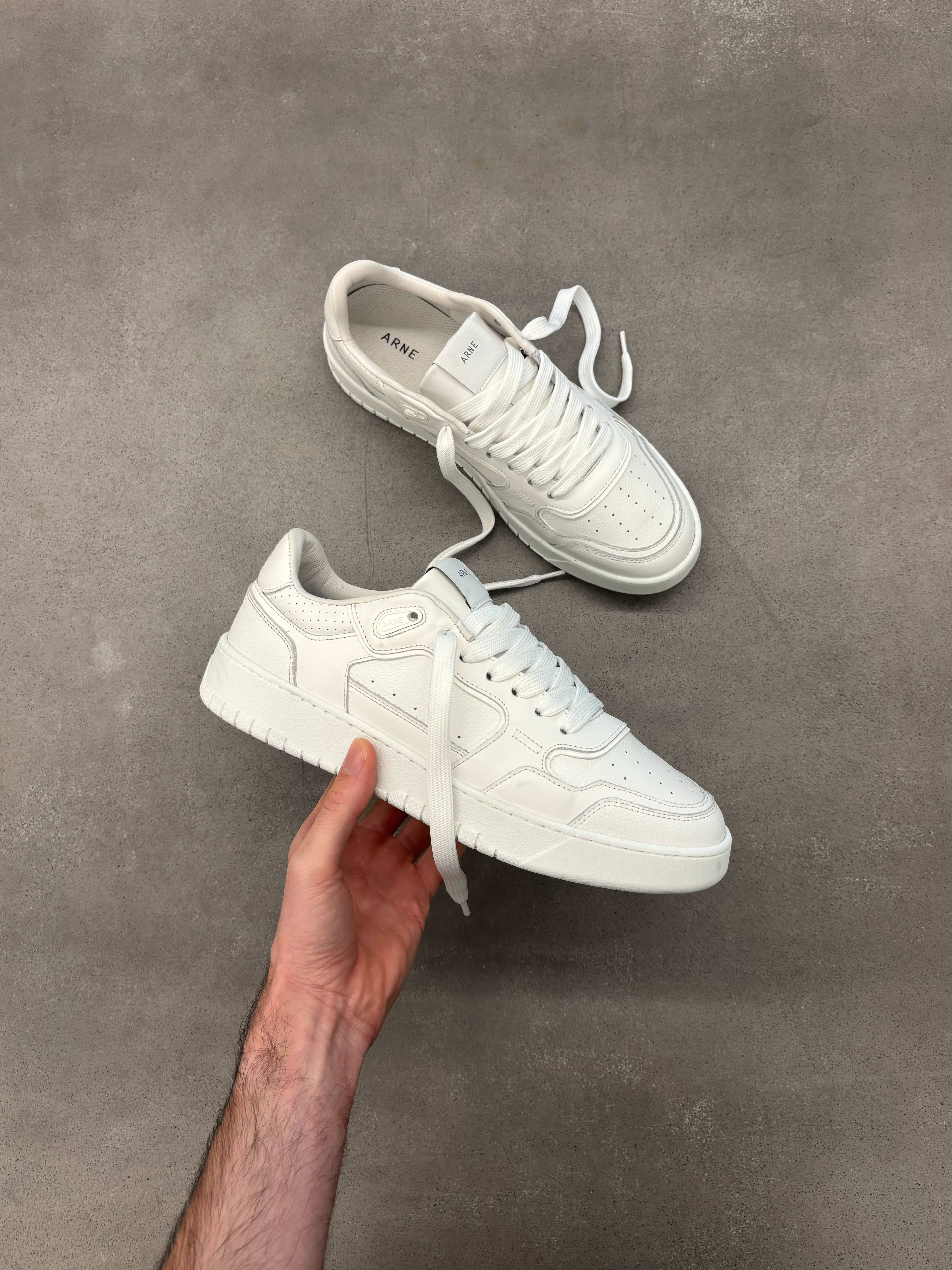 Hoop Trainer in Triple White