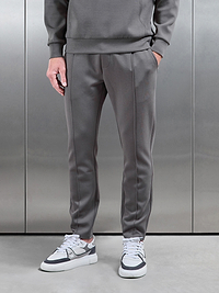 Interlock Jersey Tapered Jogger in Charcoal