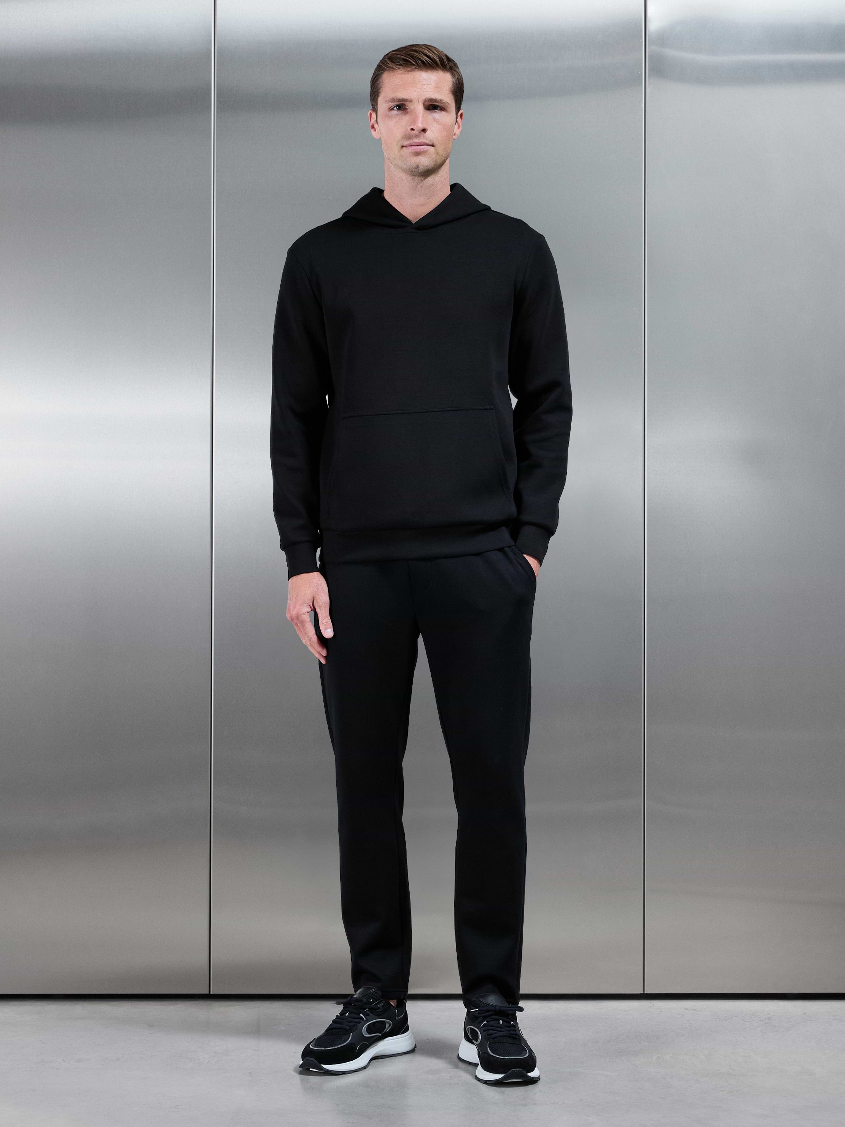 Interlock Jersey Essential Jogger in Black