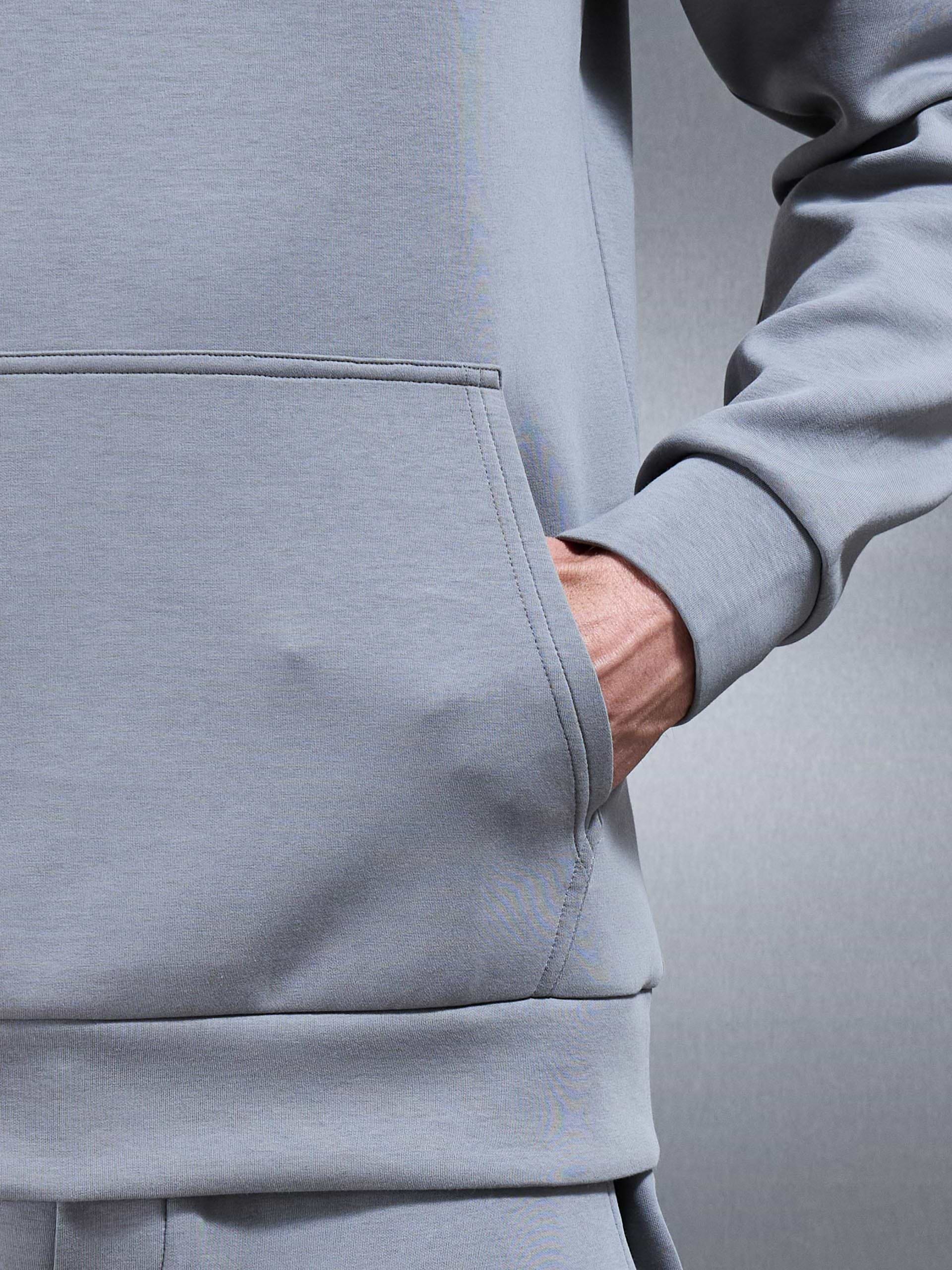 Interlock Jersey Essential Hoodie in Grey