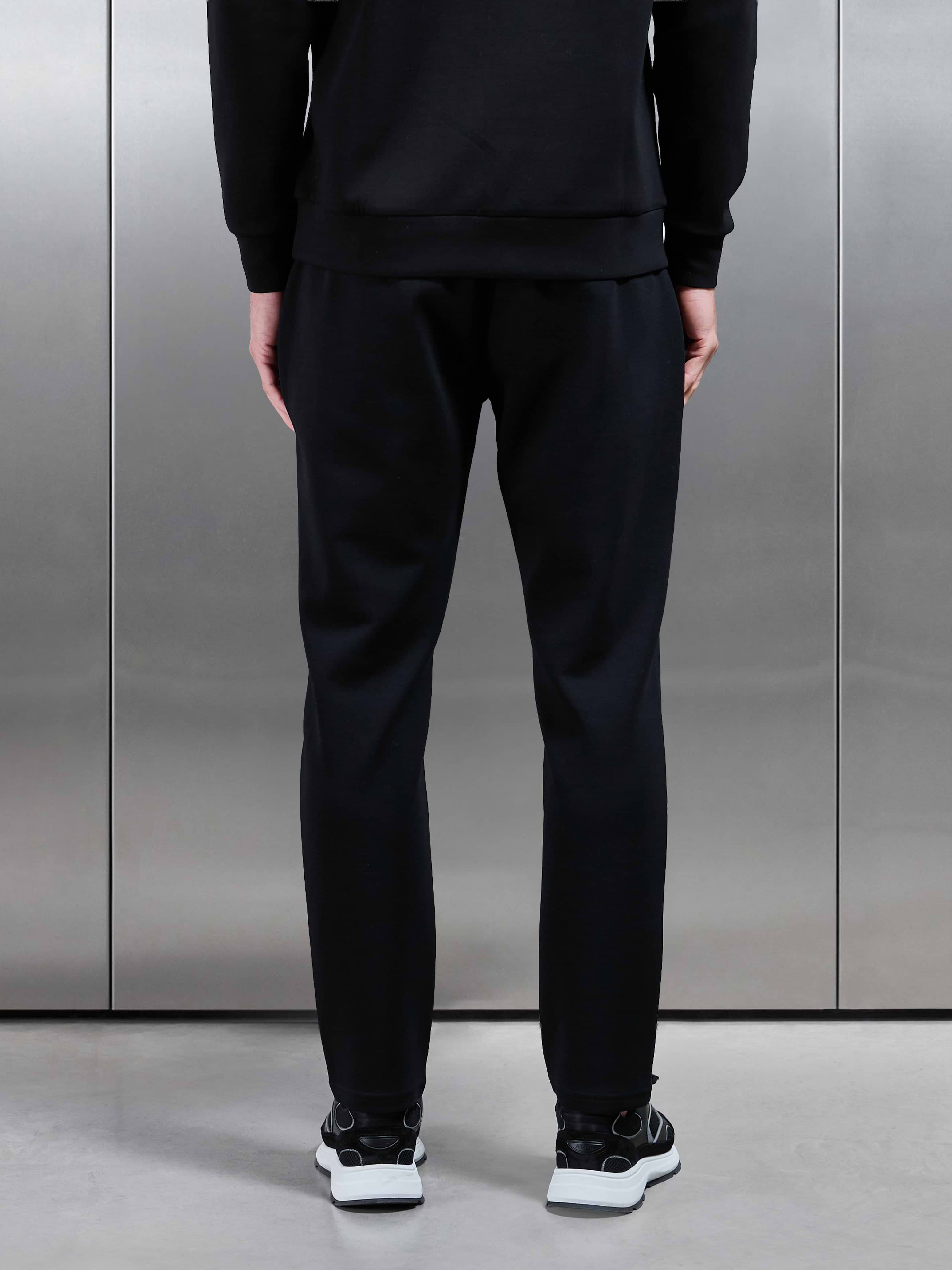 Interlock Jersey Essential Jogger in Black