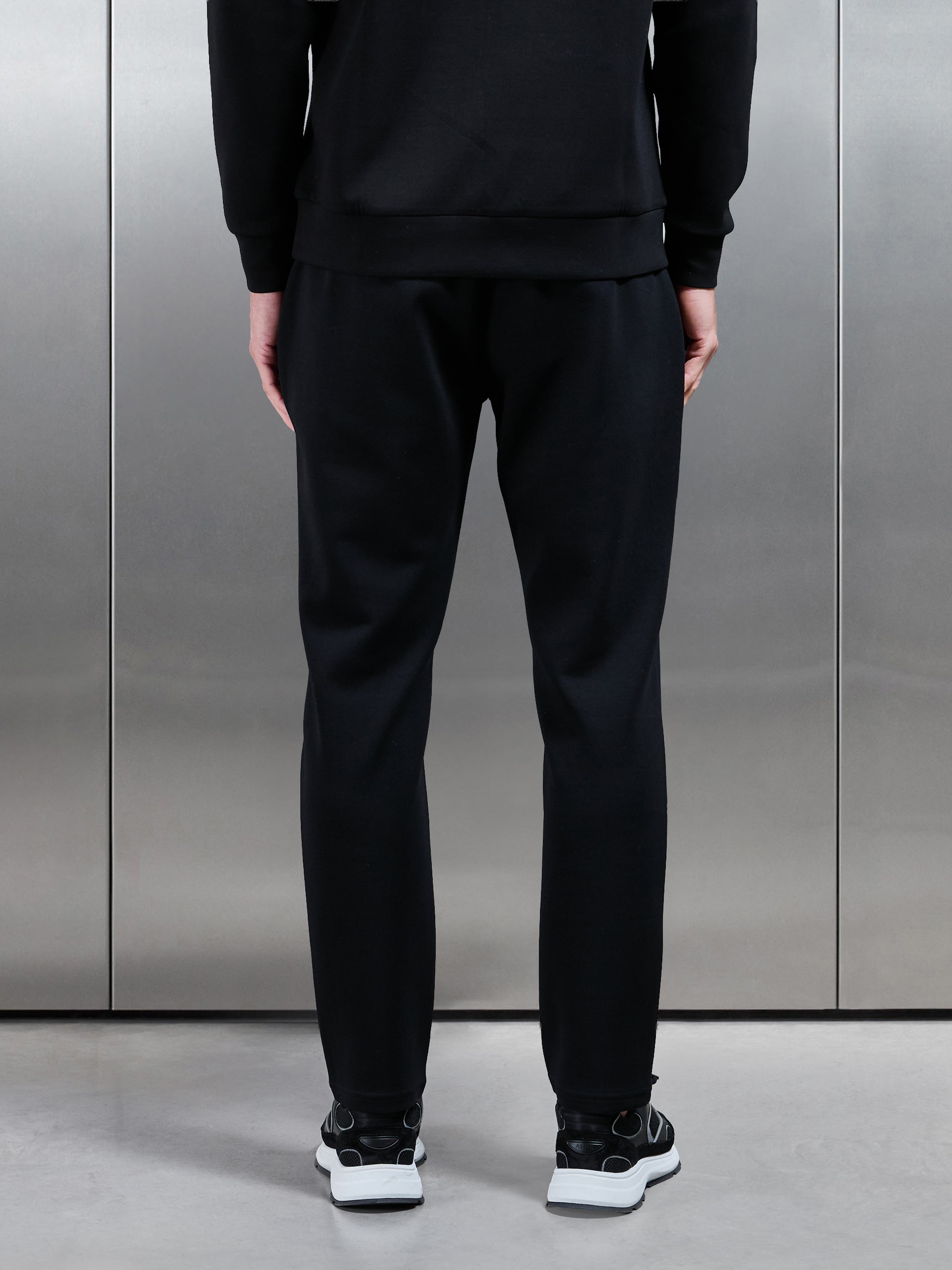 Interlock Jersey Essential Jogger in Black