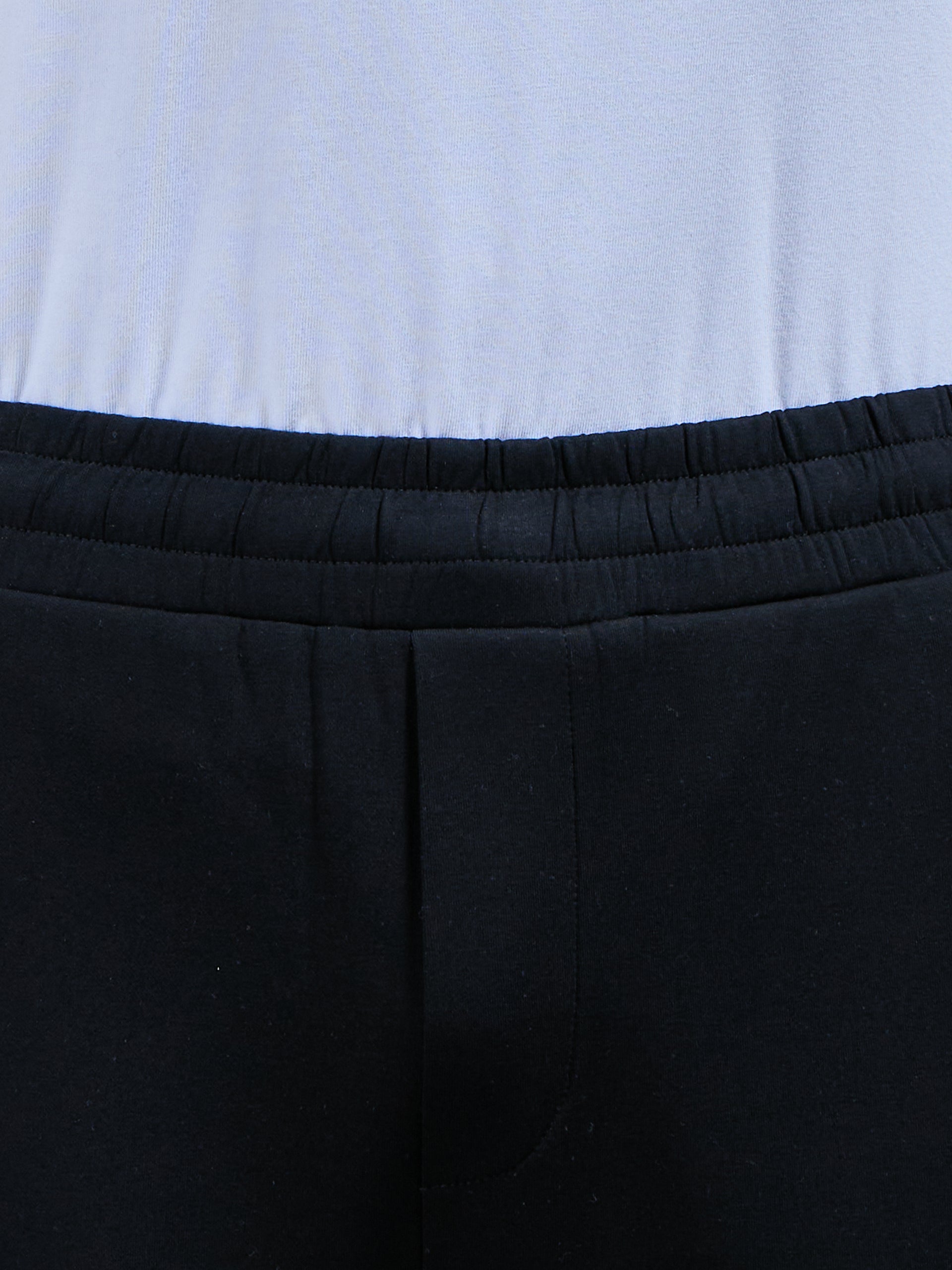 Interlock Jersey Essential Jogger in Black