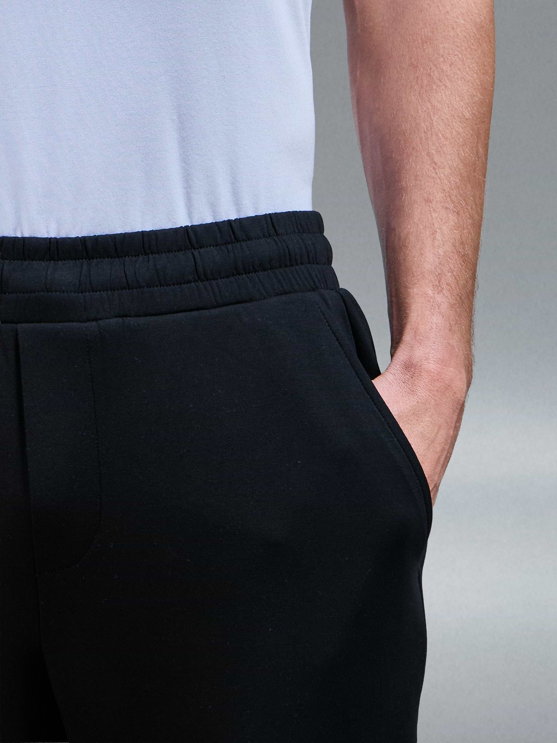 Interlock Jersey Essential Jogger in Black