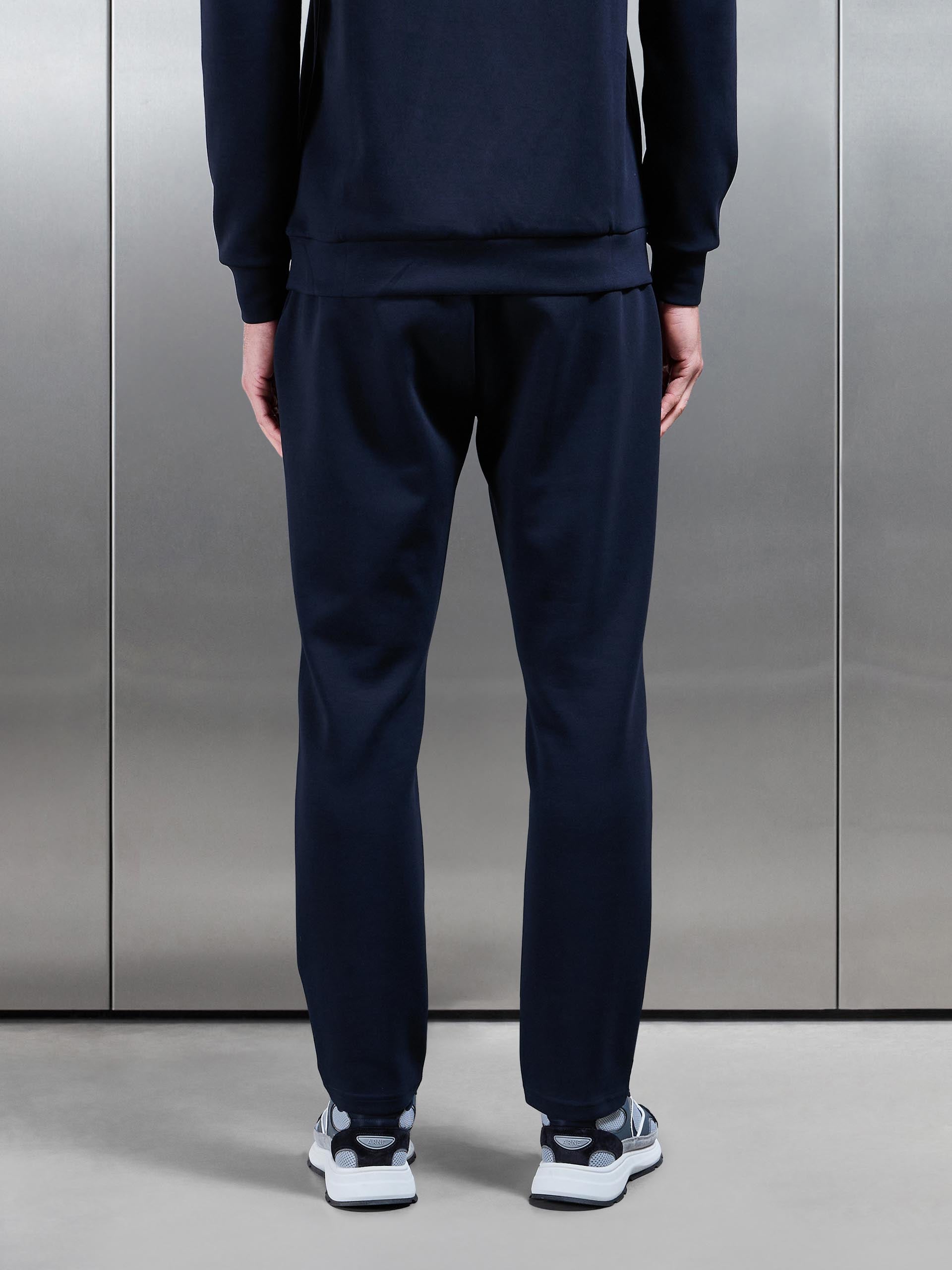 Interlock Jersey Essential Jogger in Navy