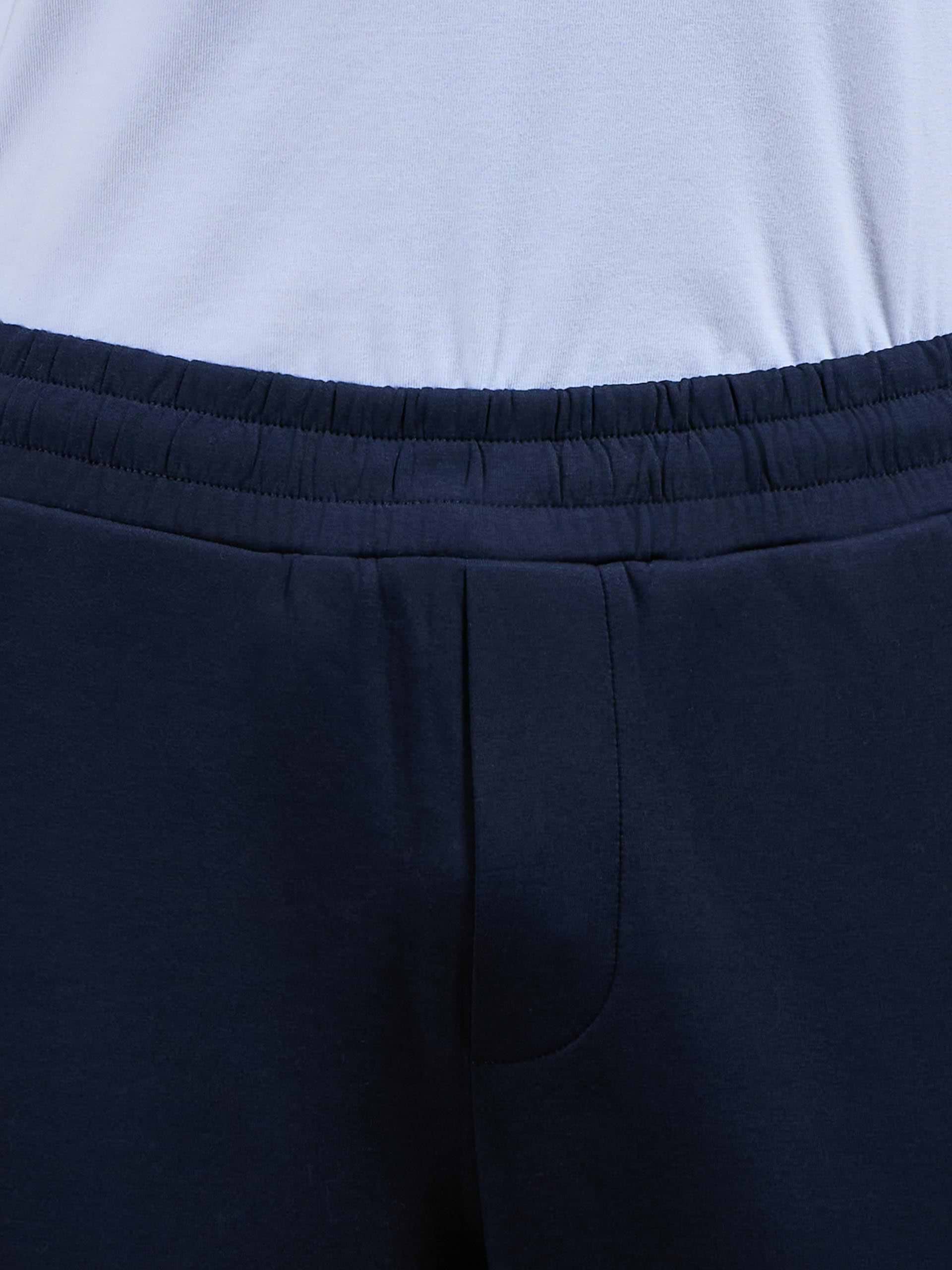 Interlock Jersey Essential Jogger in Navy