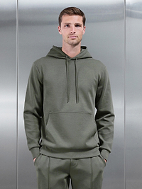 Interlock Jersey Hoodie in Sage