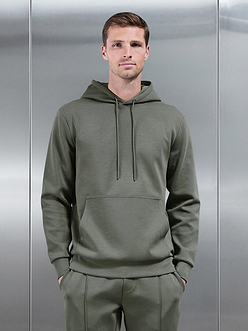Interlock Jersey Hoodie in Sage