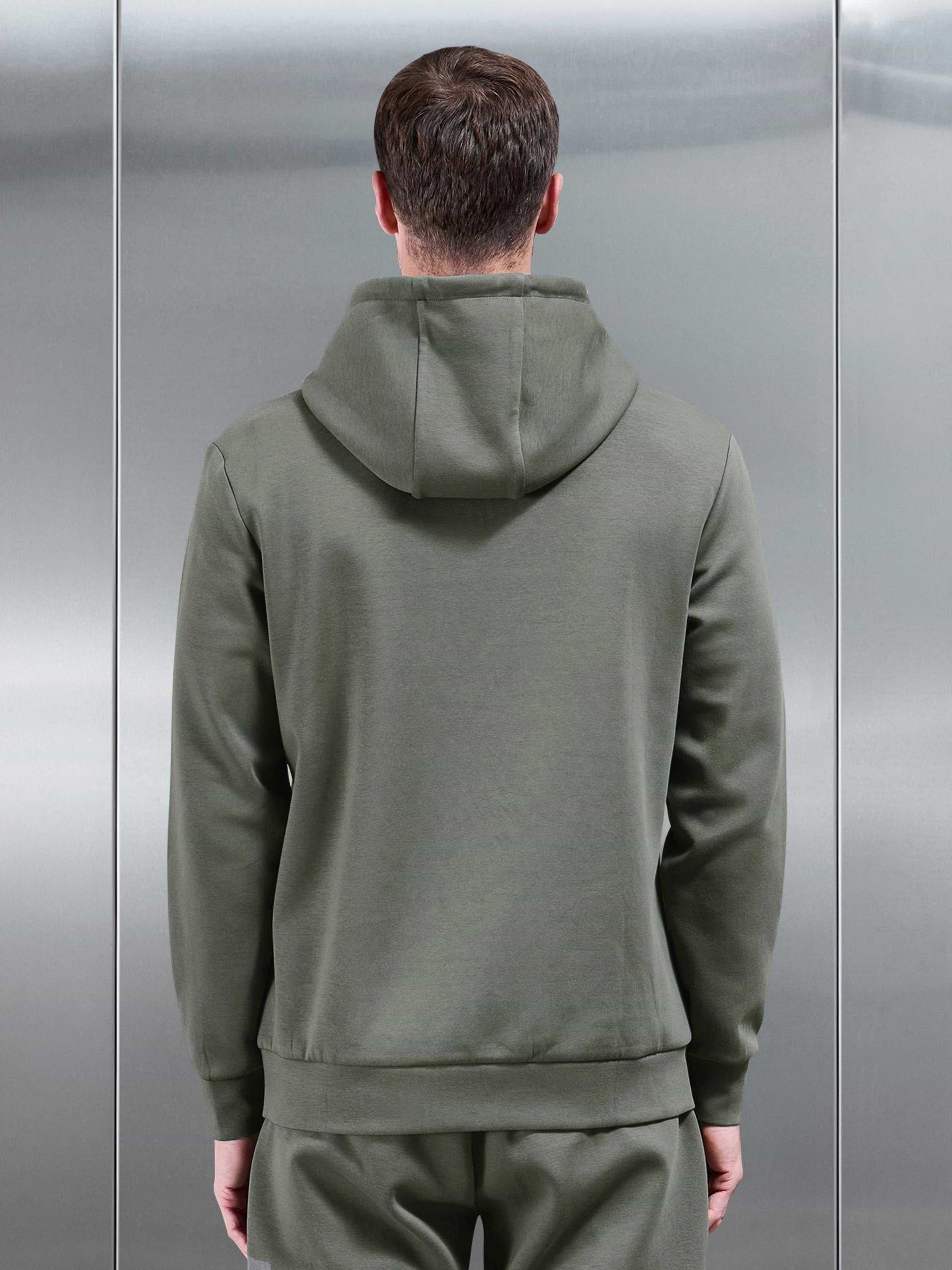 Interlock Jersey Hoodie in Sage