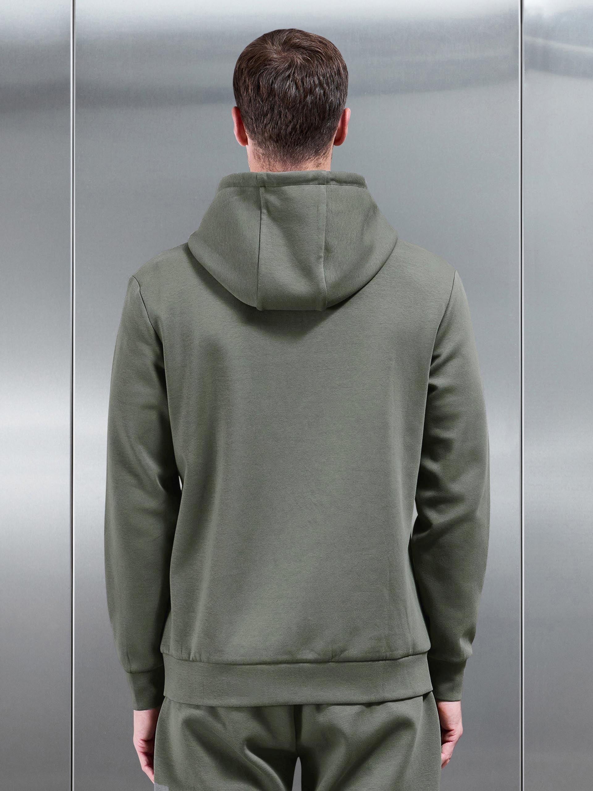 Interlock Jersey Hoodie in Sage