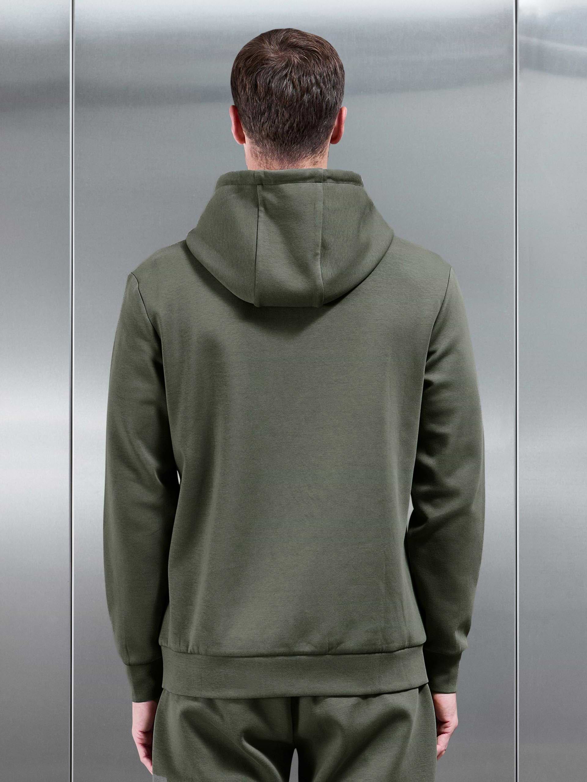 Interlock Jersey Hoodie in Sage