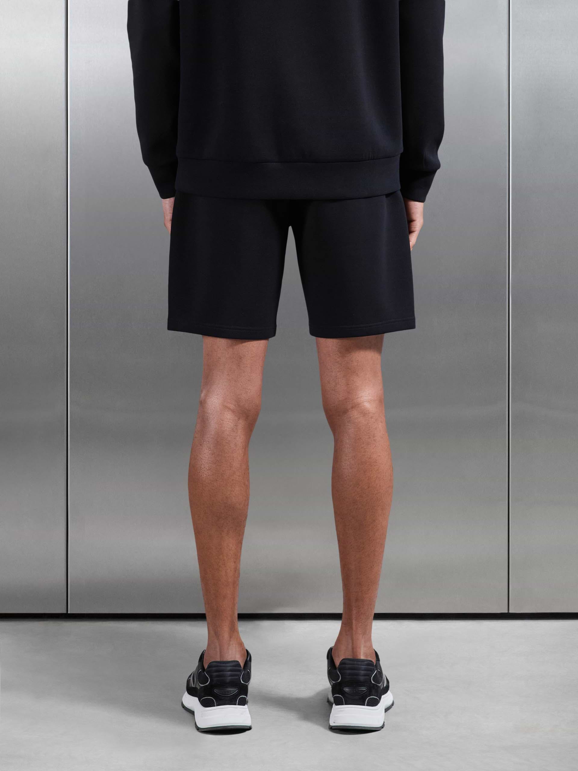 Interlock Jersey Short in Black