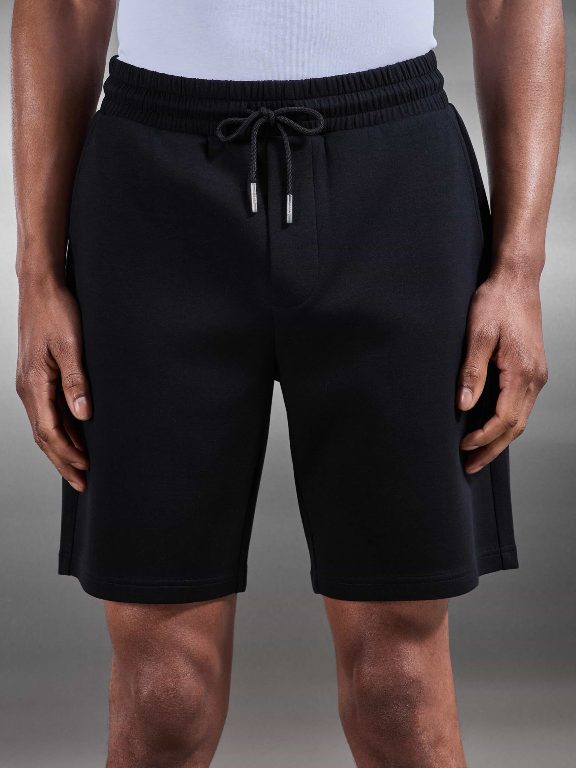 Interlock Jersey Short in Black