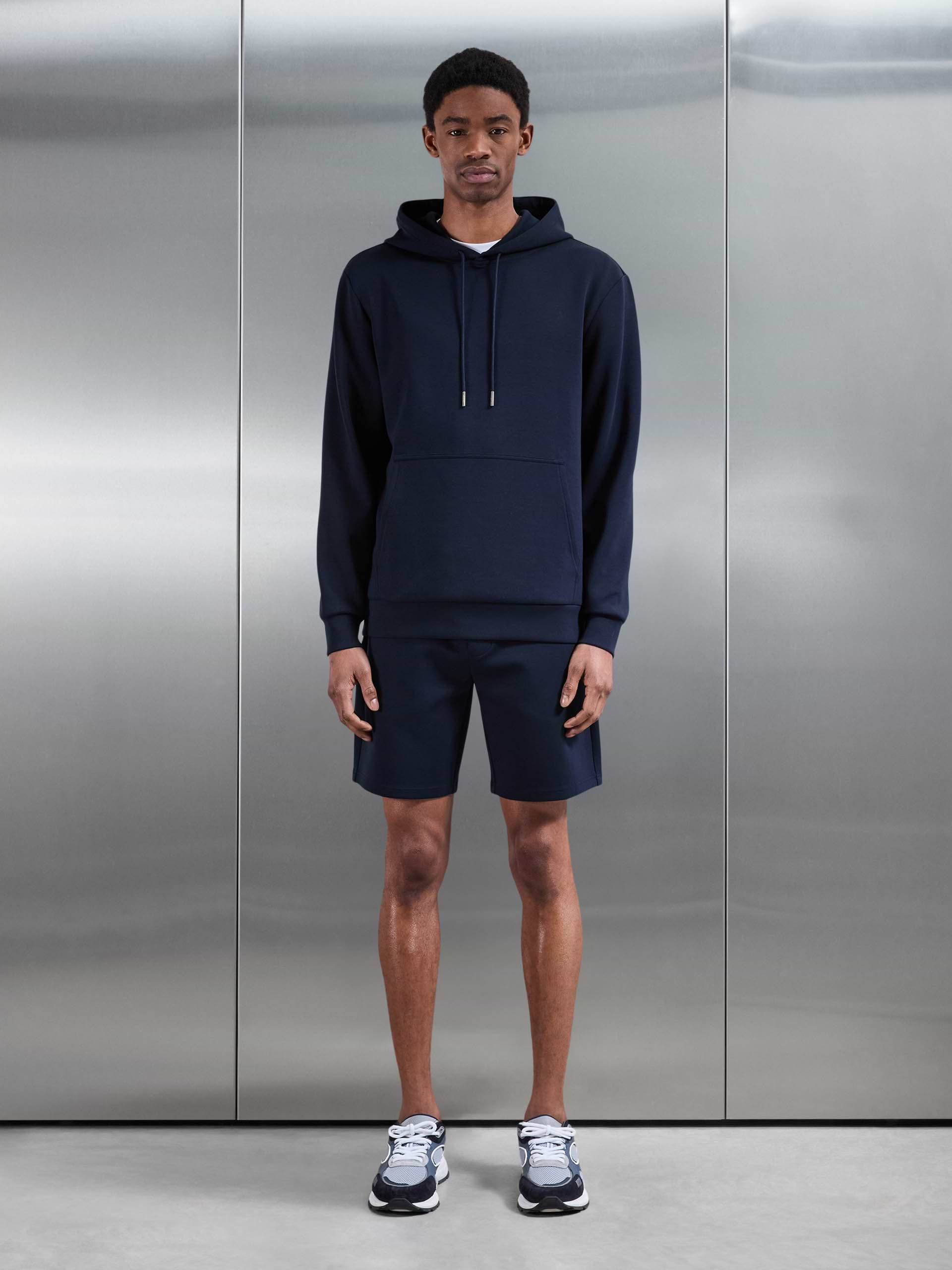 Interlock Jersey Short in Navy