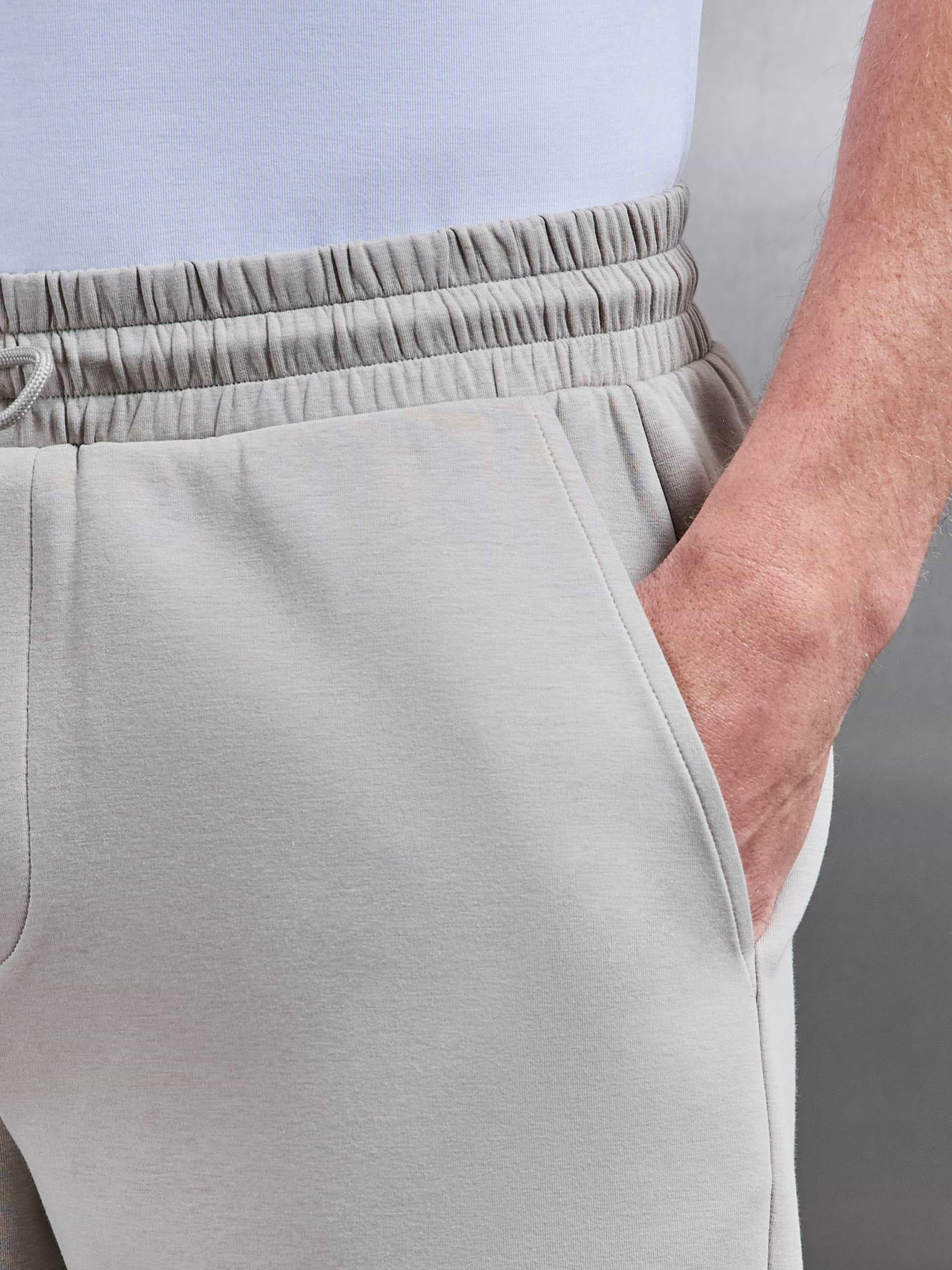 Interlock Jersey Short in Stone