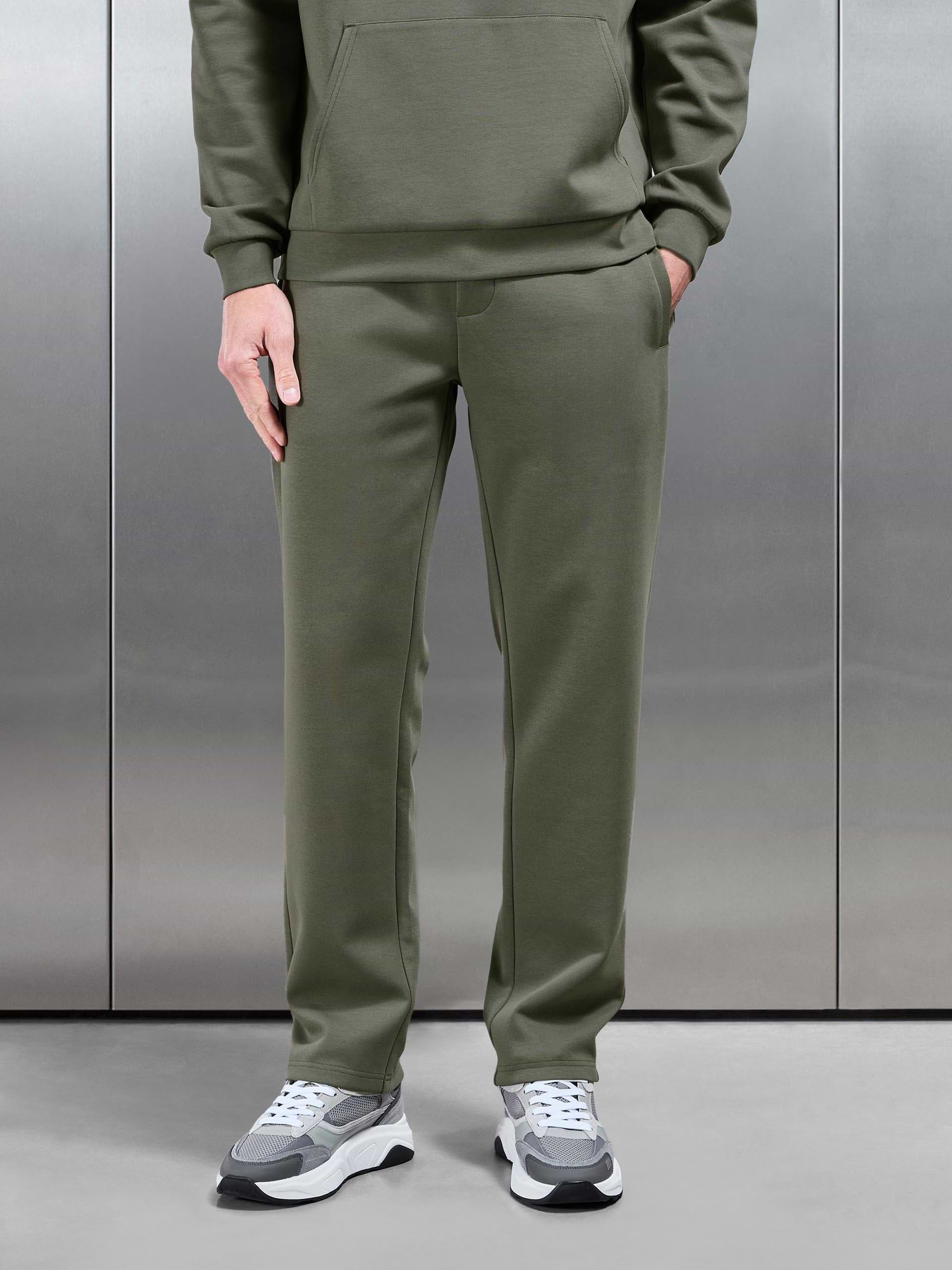 Interlock Jersey Straight Leg Jogger in Sage