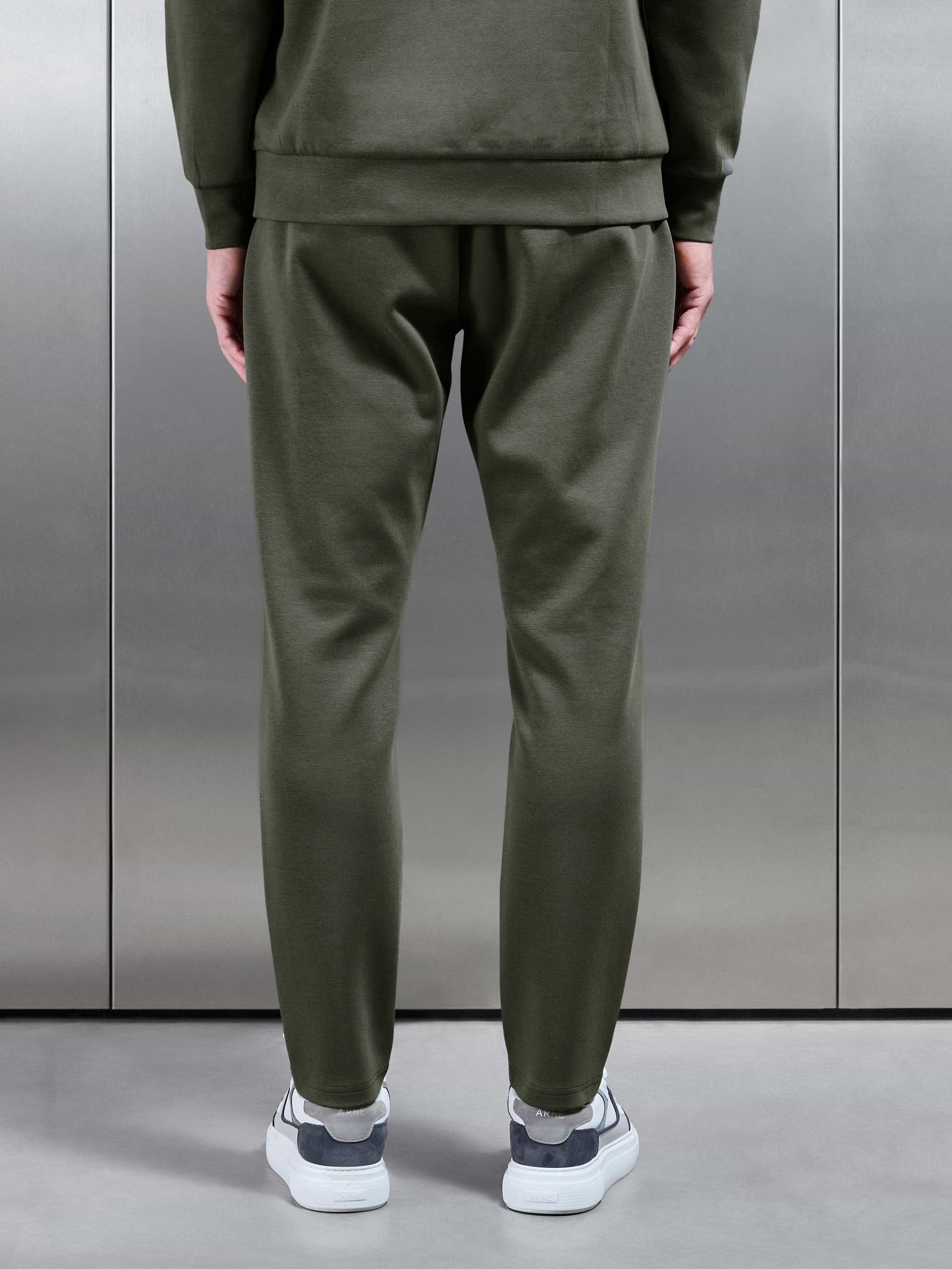 Interlock Jersey Tapered Jogger in Sage