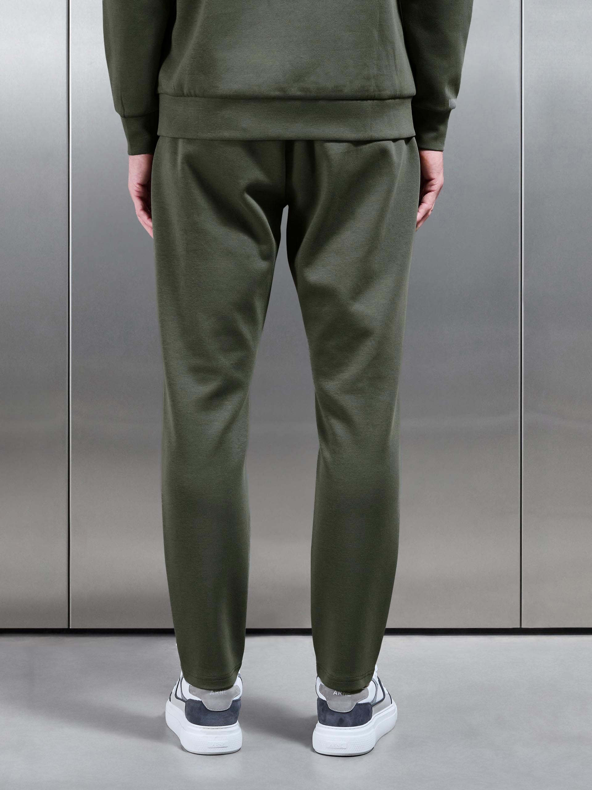 Interlock Jersey Tapered Jogger in Sage