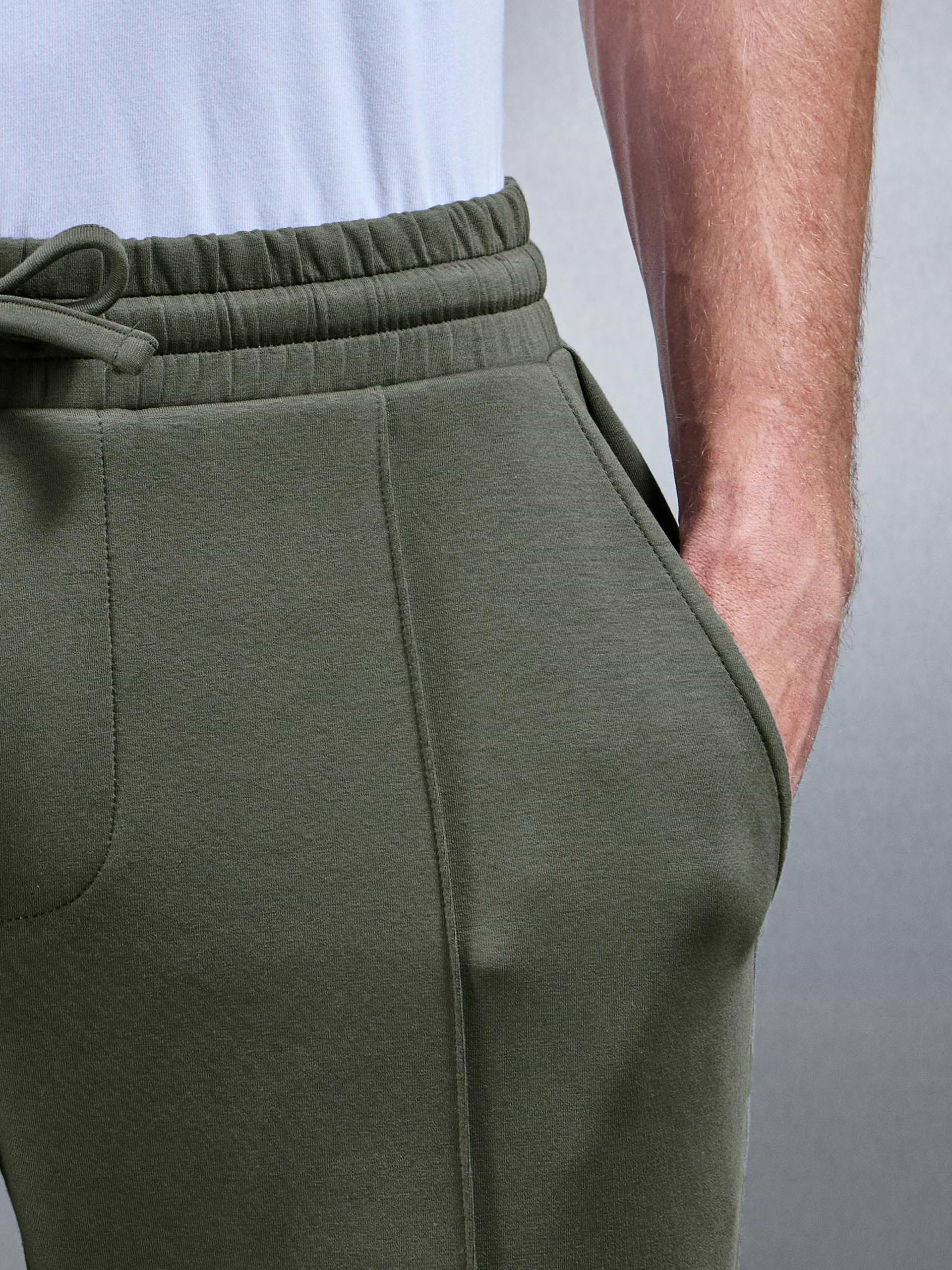 Interlock Jersey Tapered Jogger in Sage