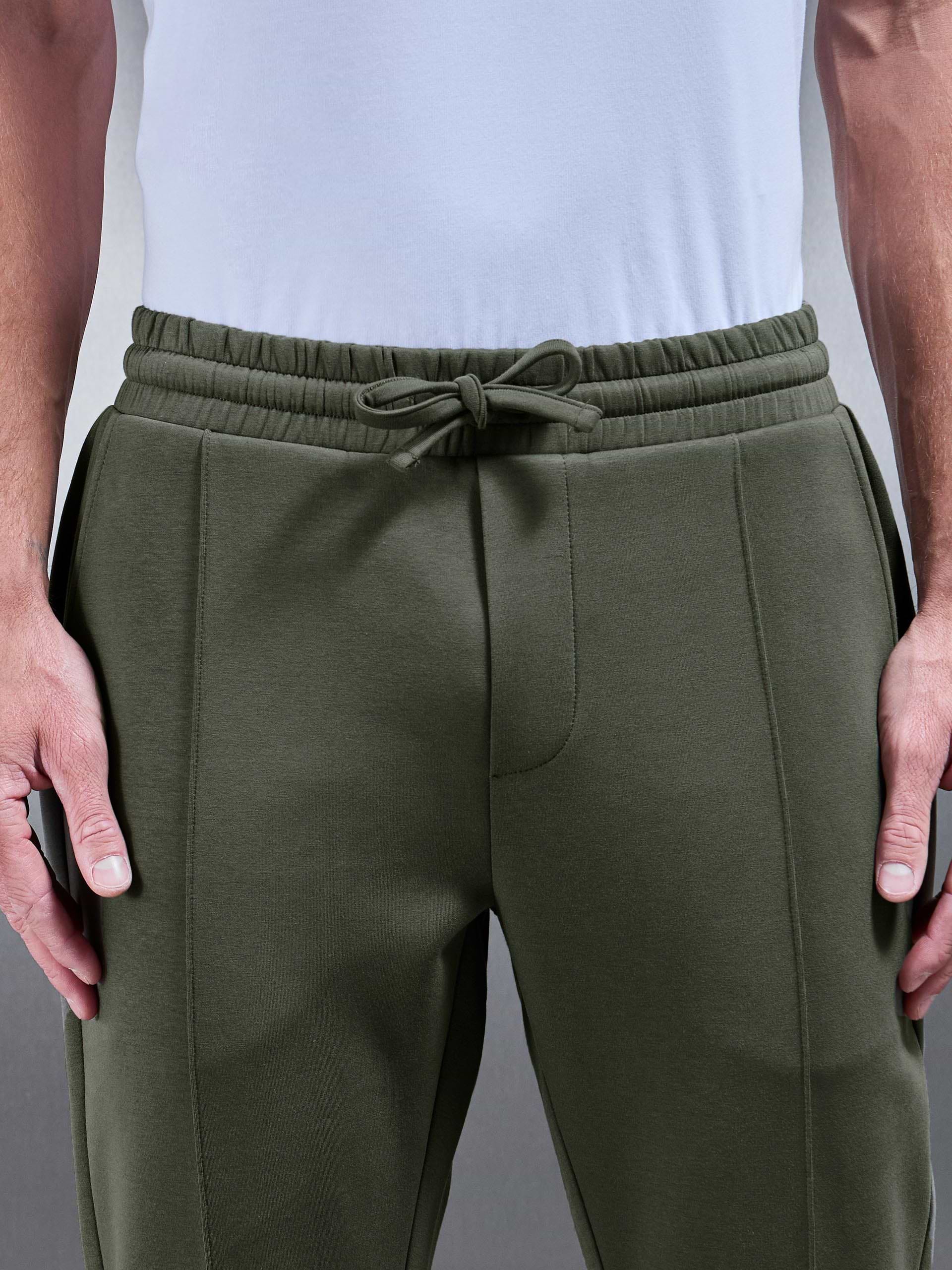 Interlock Jersey Tapered Jogger in Sage