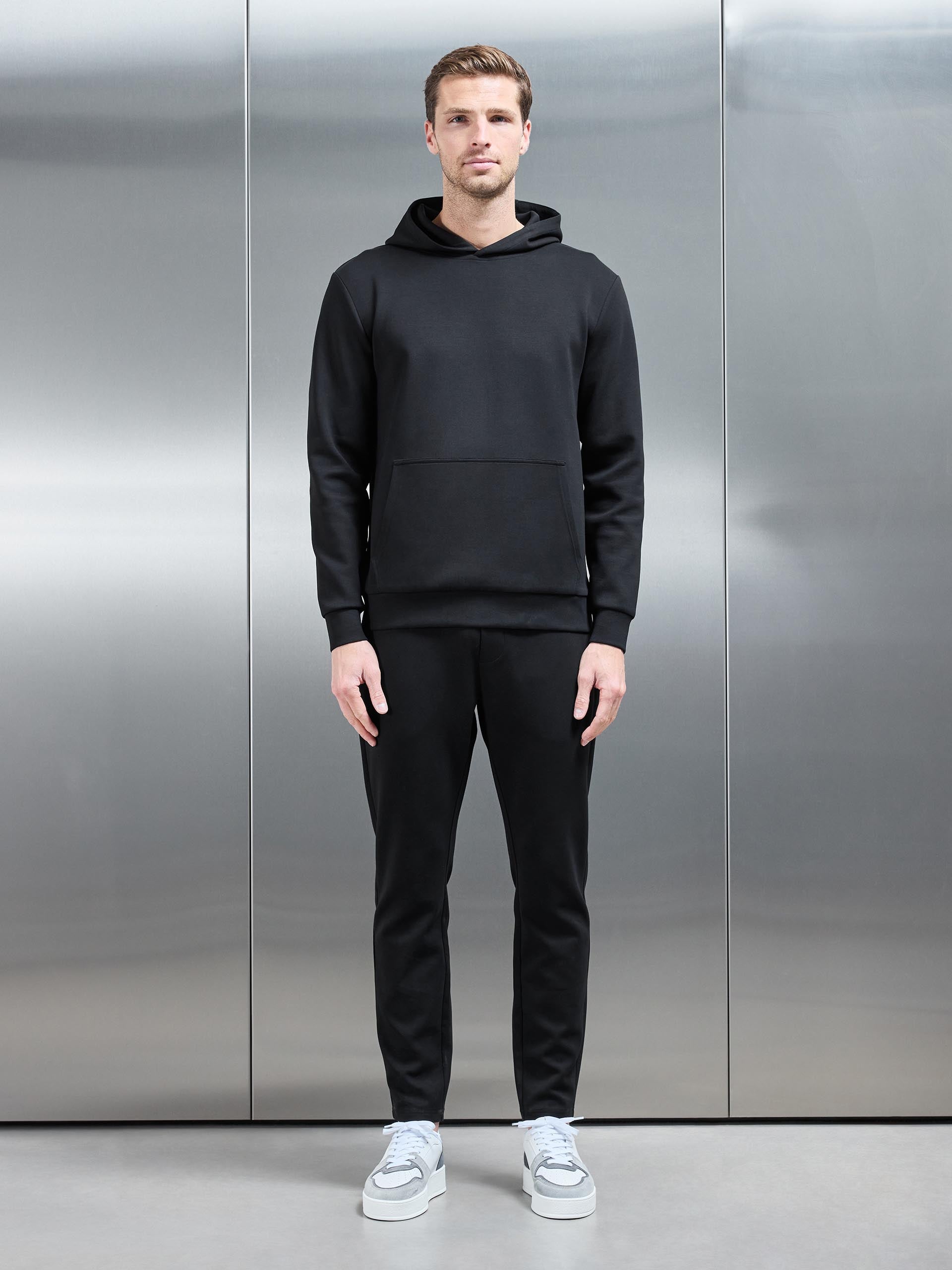 Interlock Jersey Essential Jogger in Black