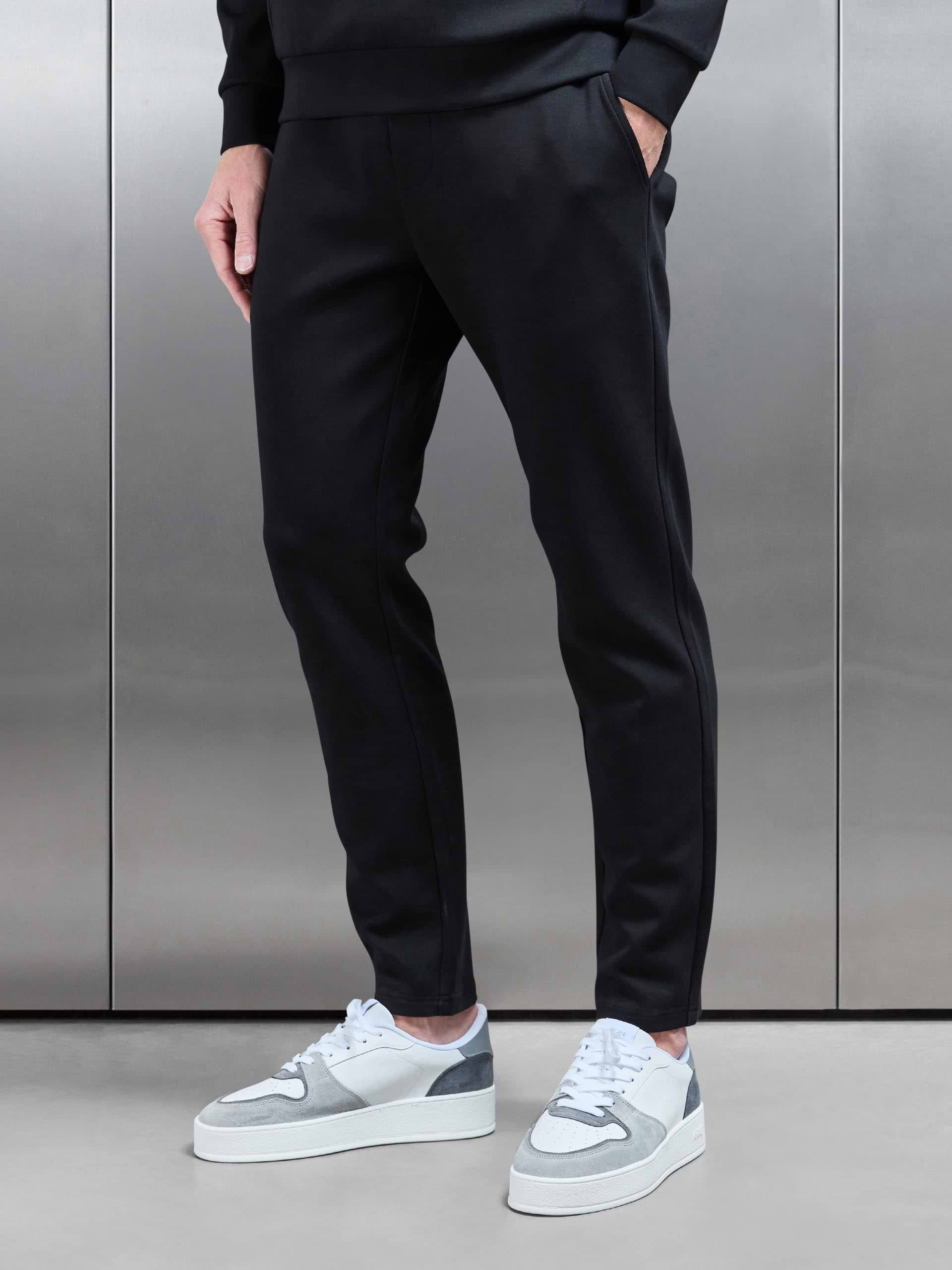 Interlock Jersey Essential Jogger in Black
