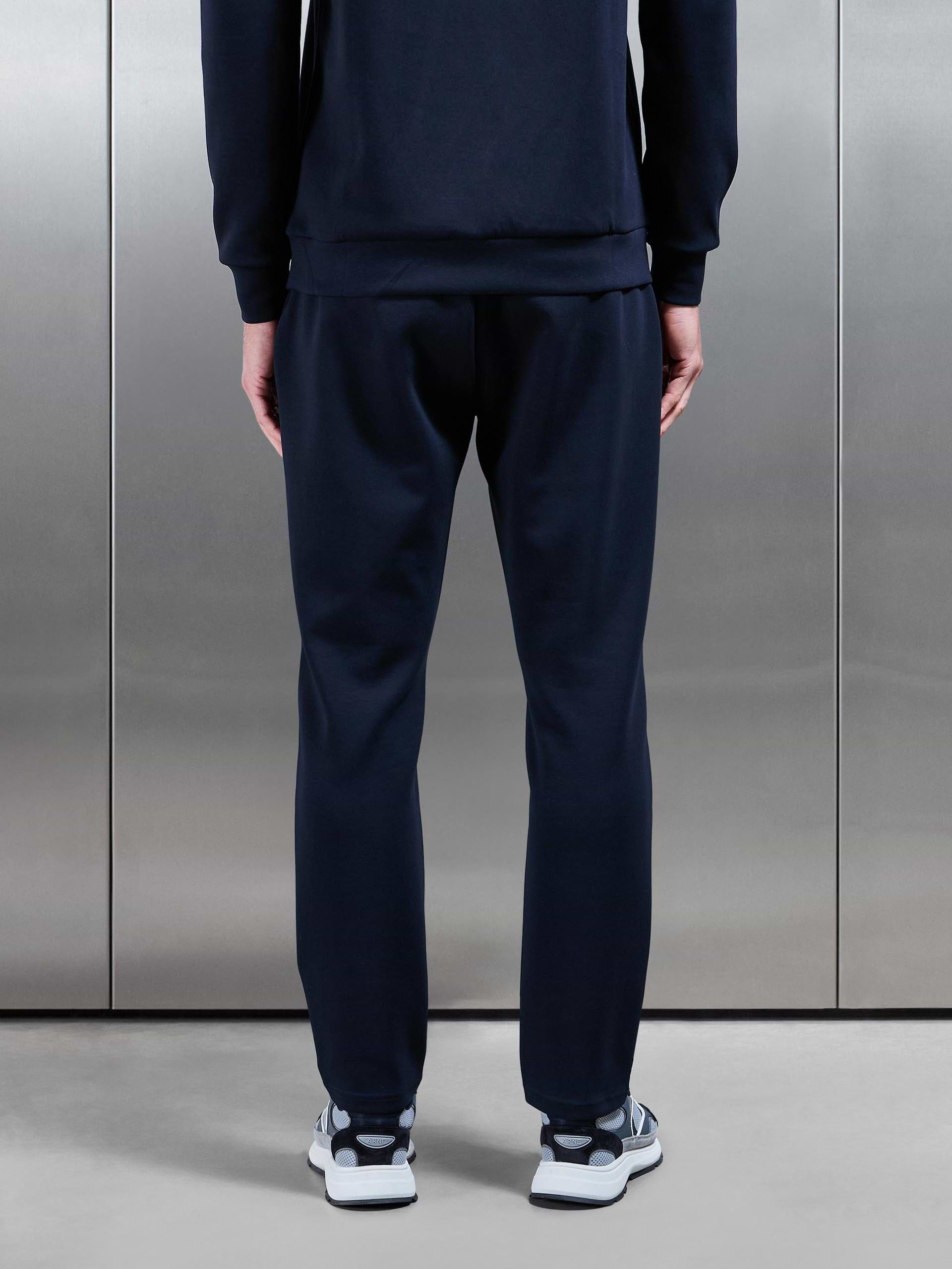 Interlock Jersey Essential Jogger in Navy