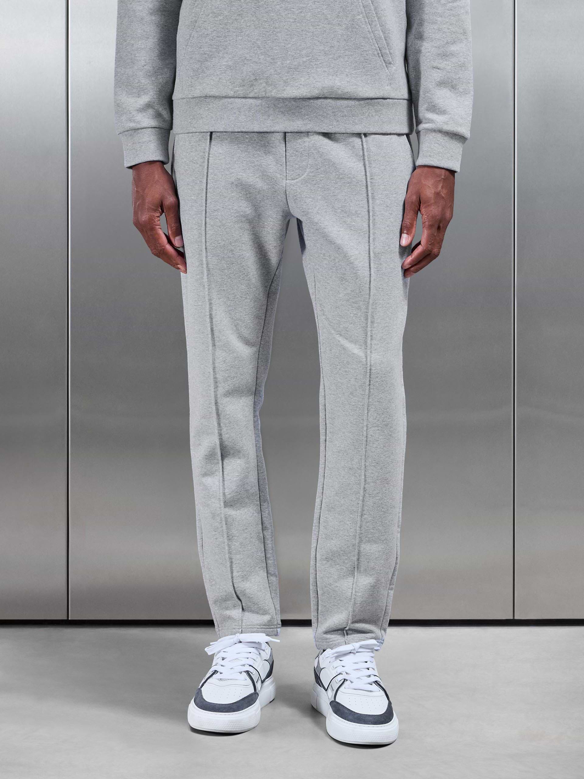 Jersey Jogger in Marl Grey
