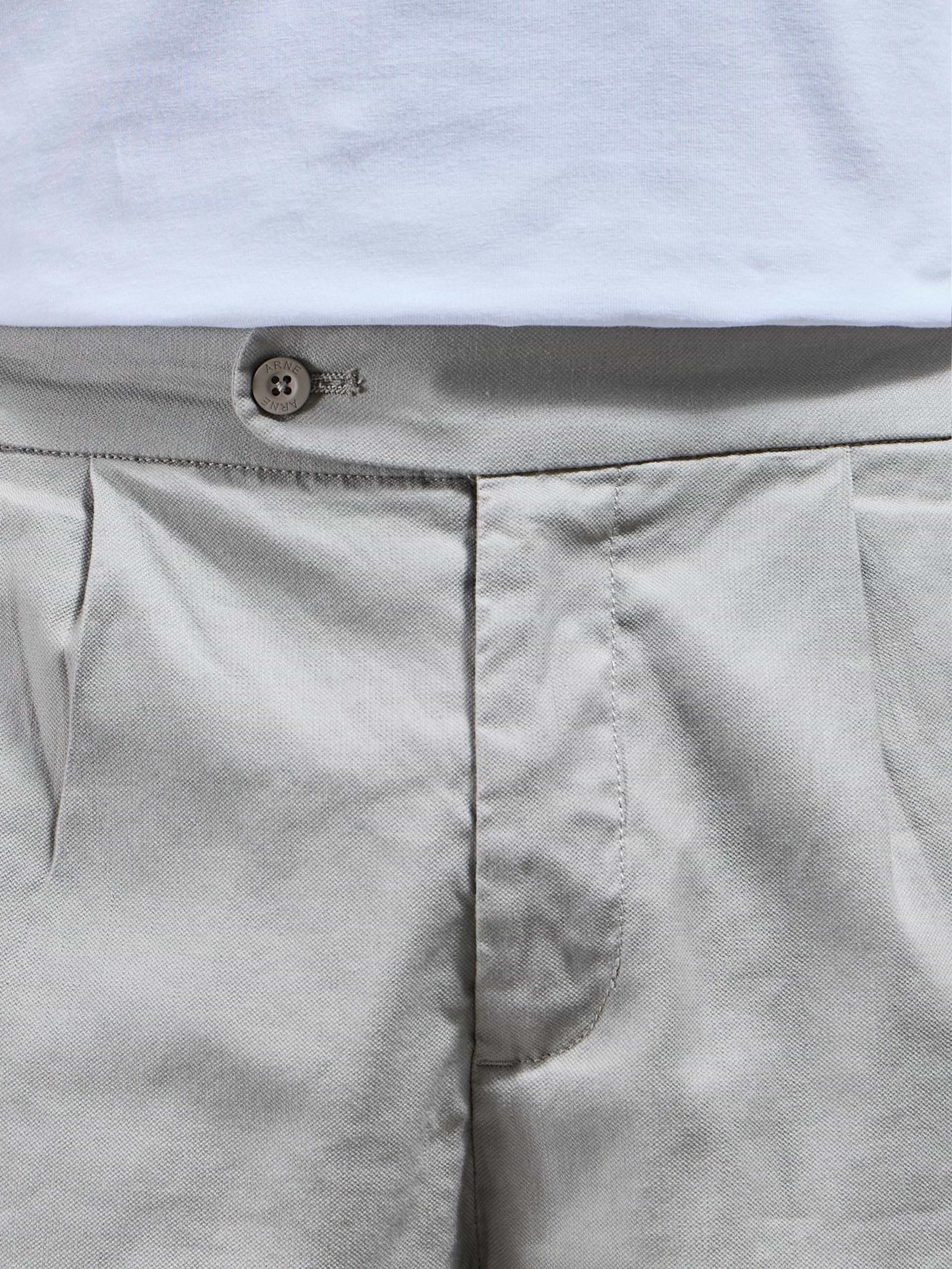 Linen Tailored Short in Stone
