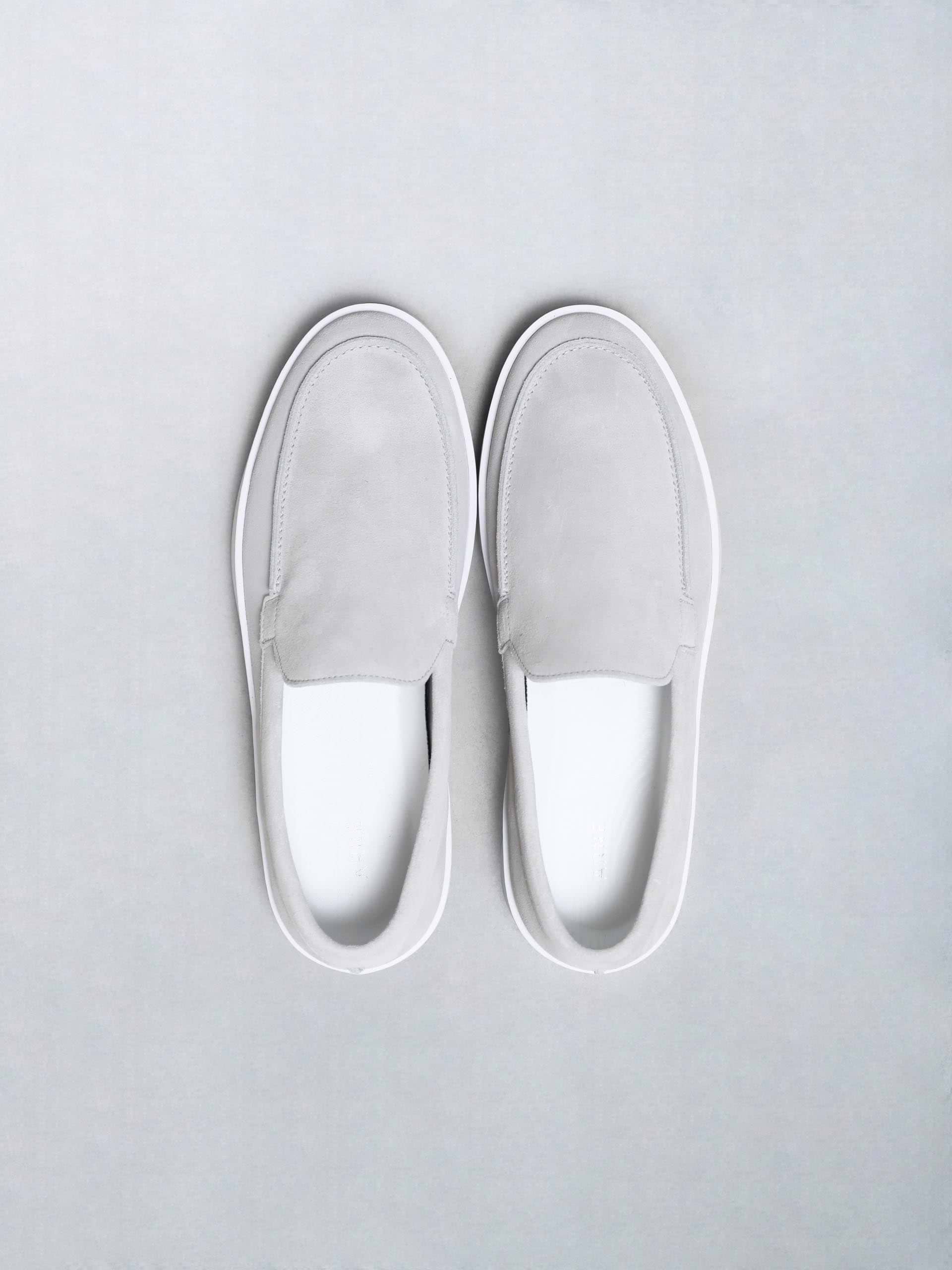 Suede Loafer in Grey
