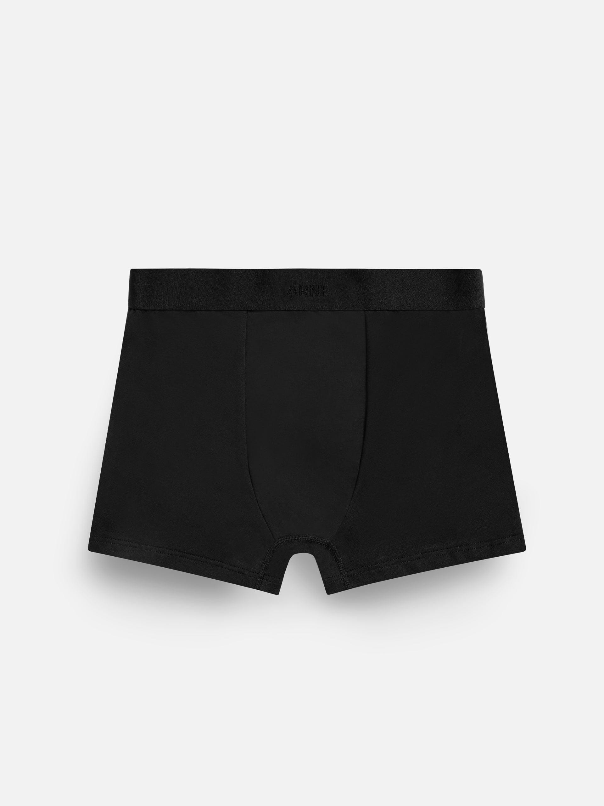 3 Pack Boxers in Black White Marl Grey