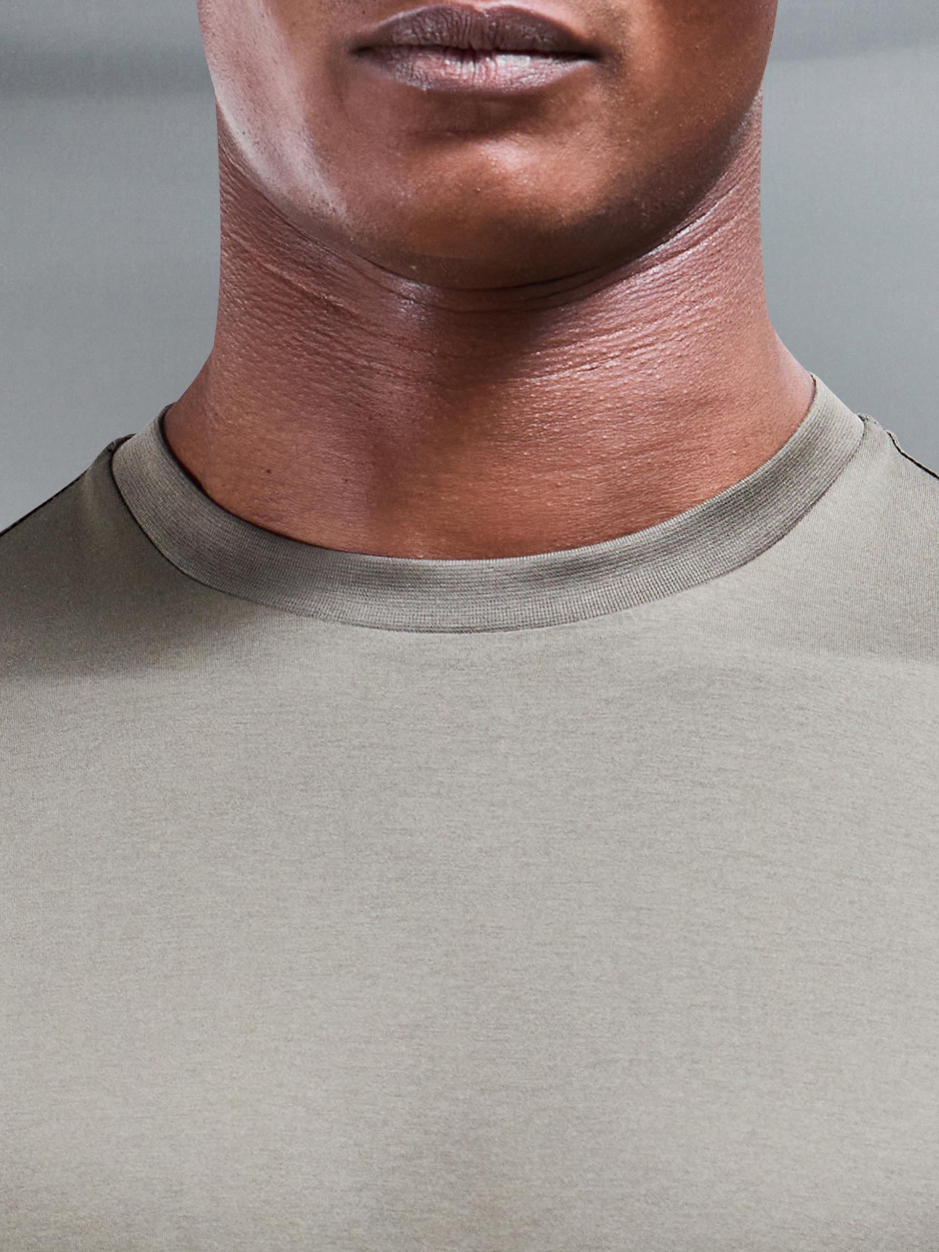 Mercerised T-Shirt in Sage