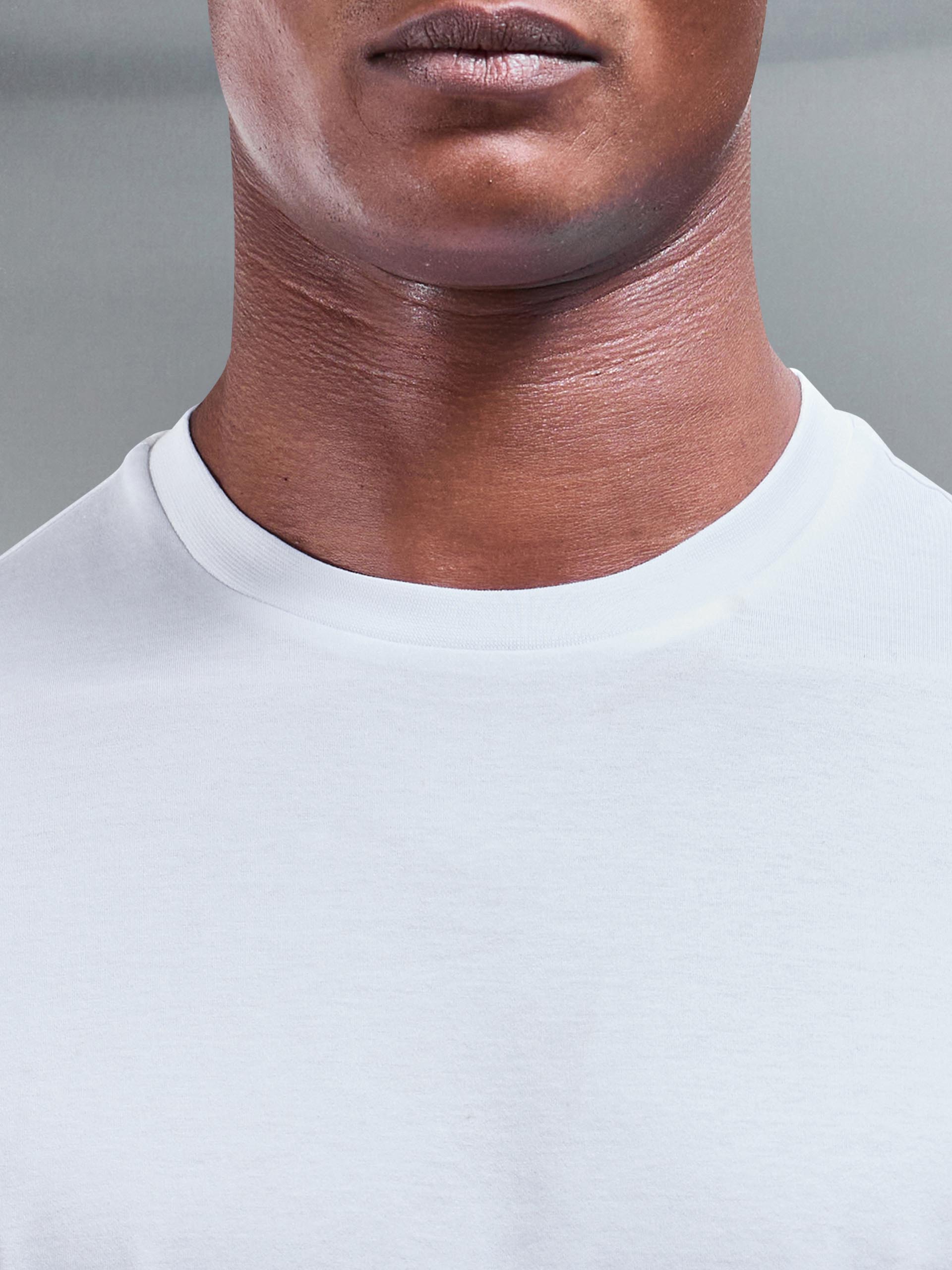 Mercerised T-Shirt in White