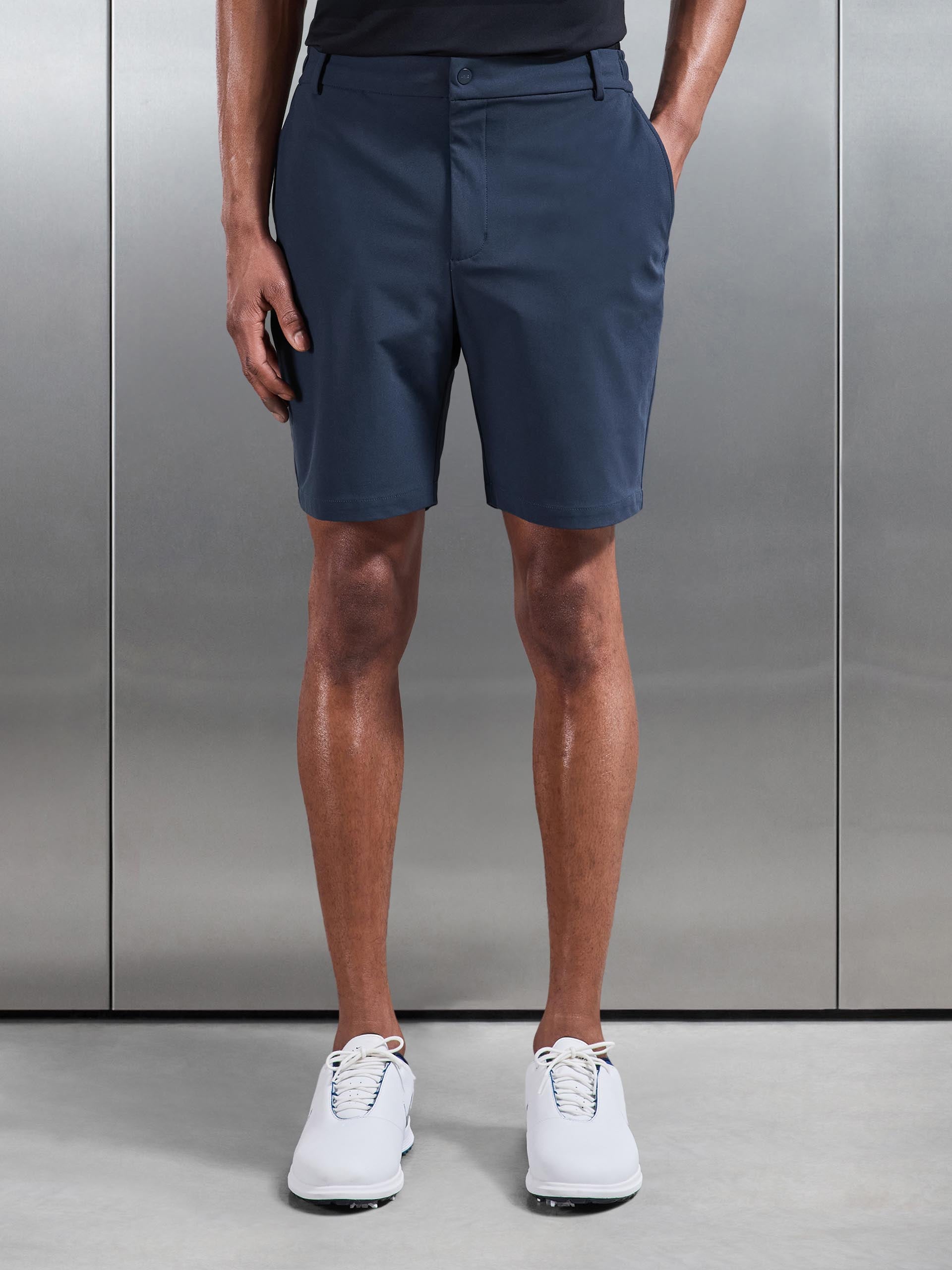 Mens 24 Hour Short in Steel Blue