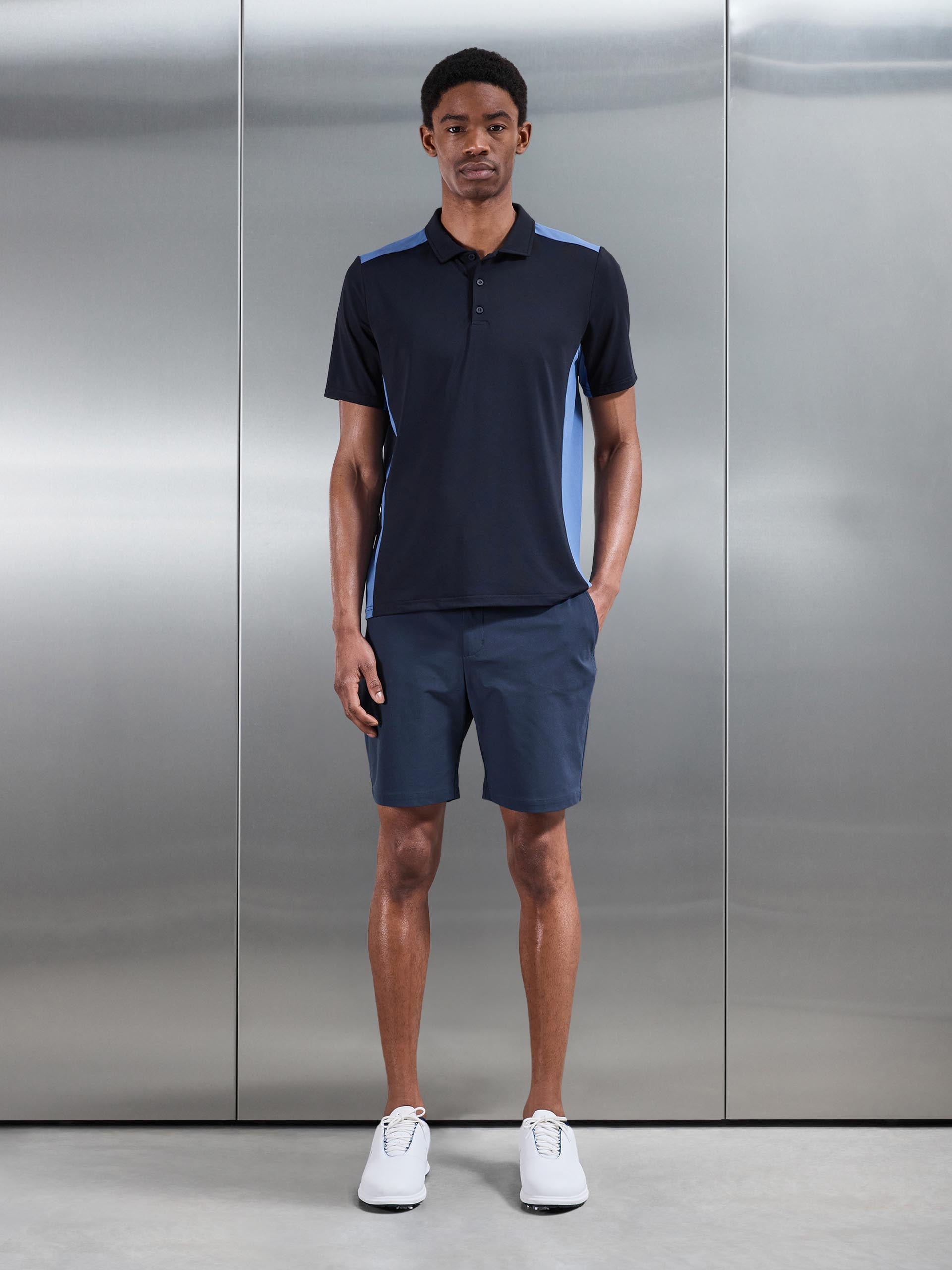 Mens 24 Hour Short in Steel Blue