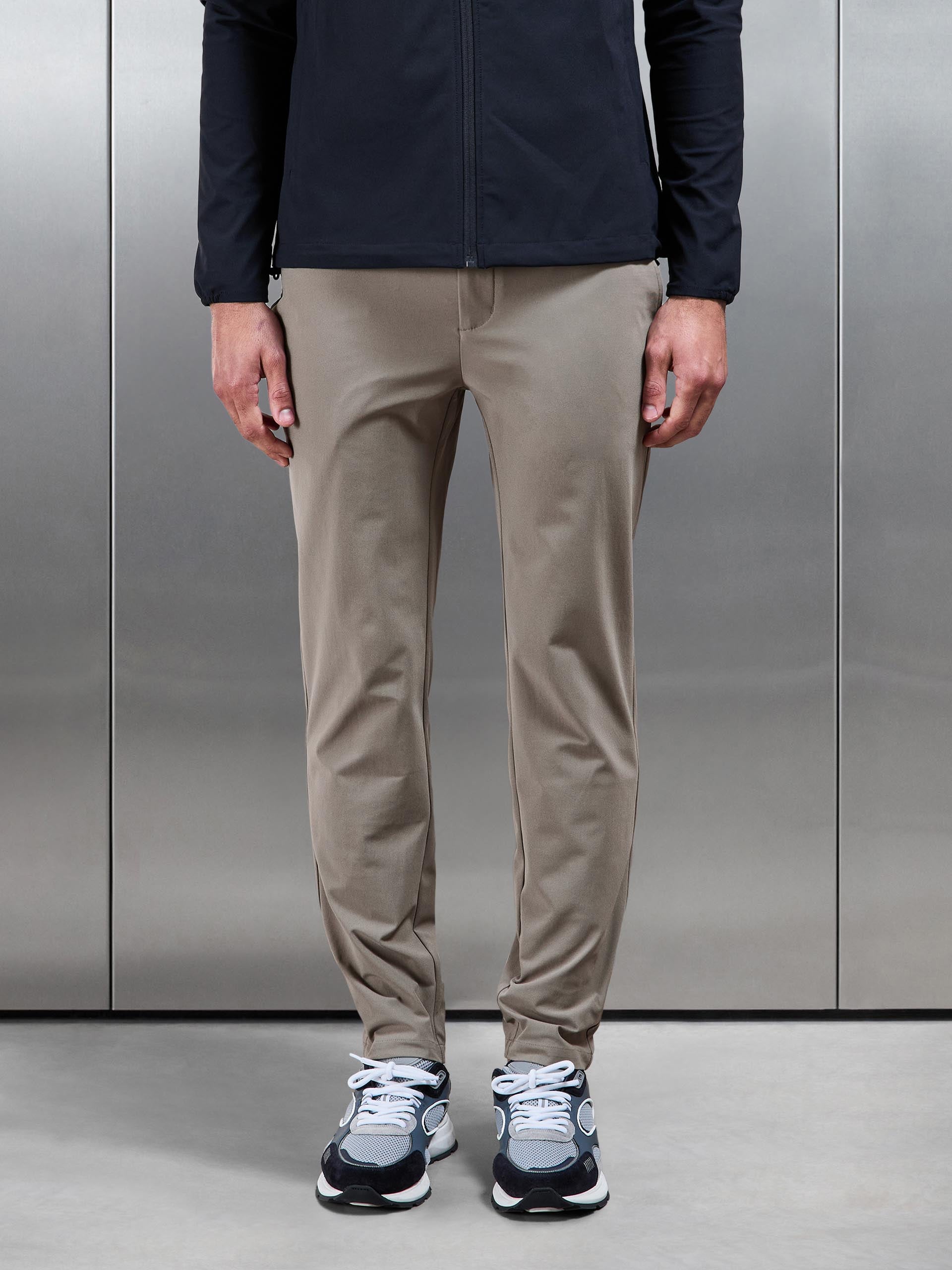 Mens 24 Hour Trouser in Taupe