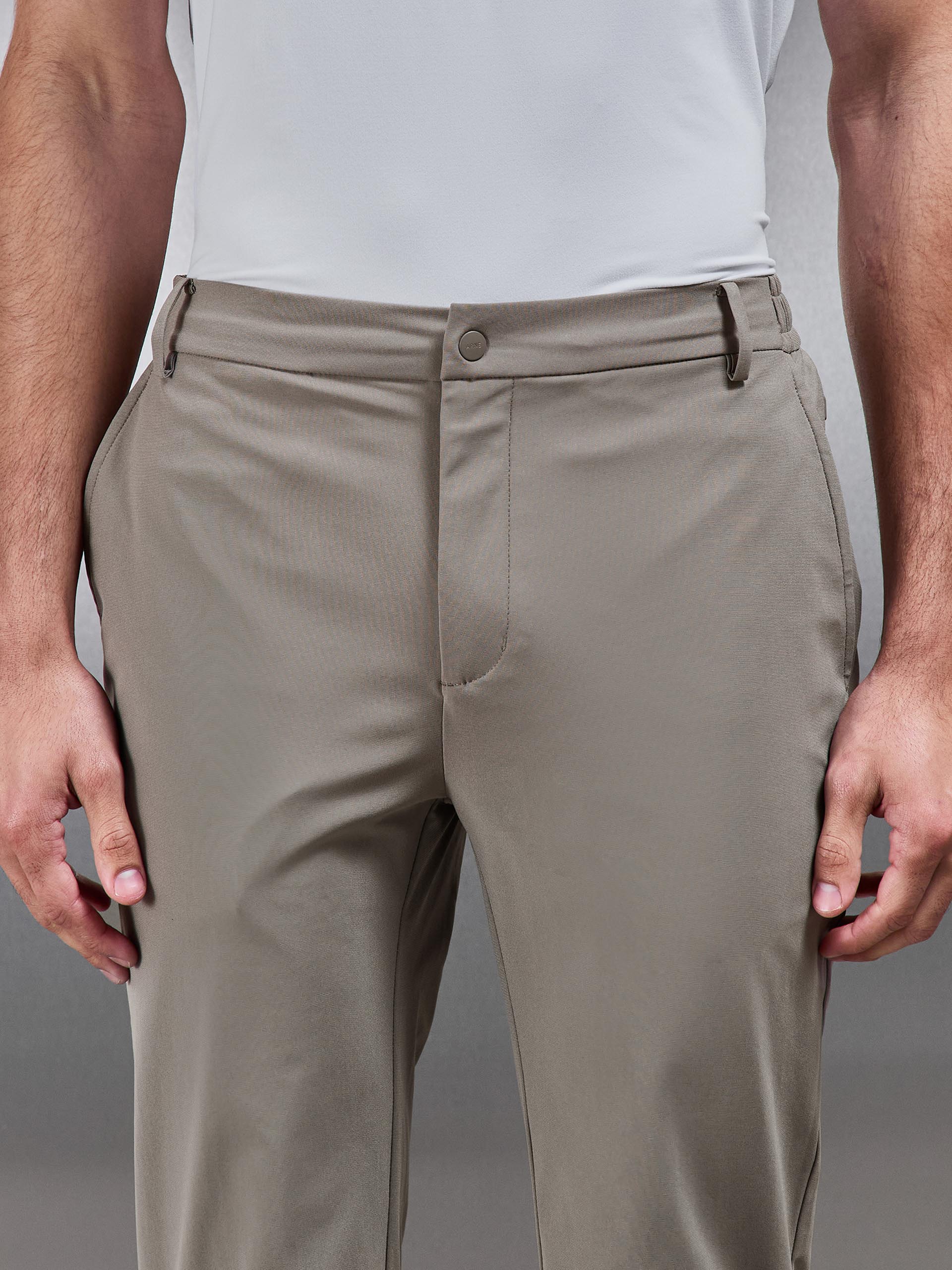 Mens 24 Hour Trouser in Taupe