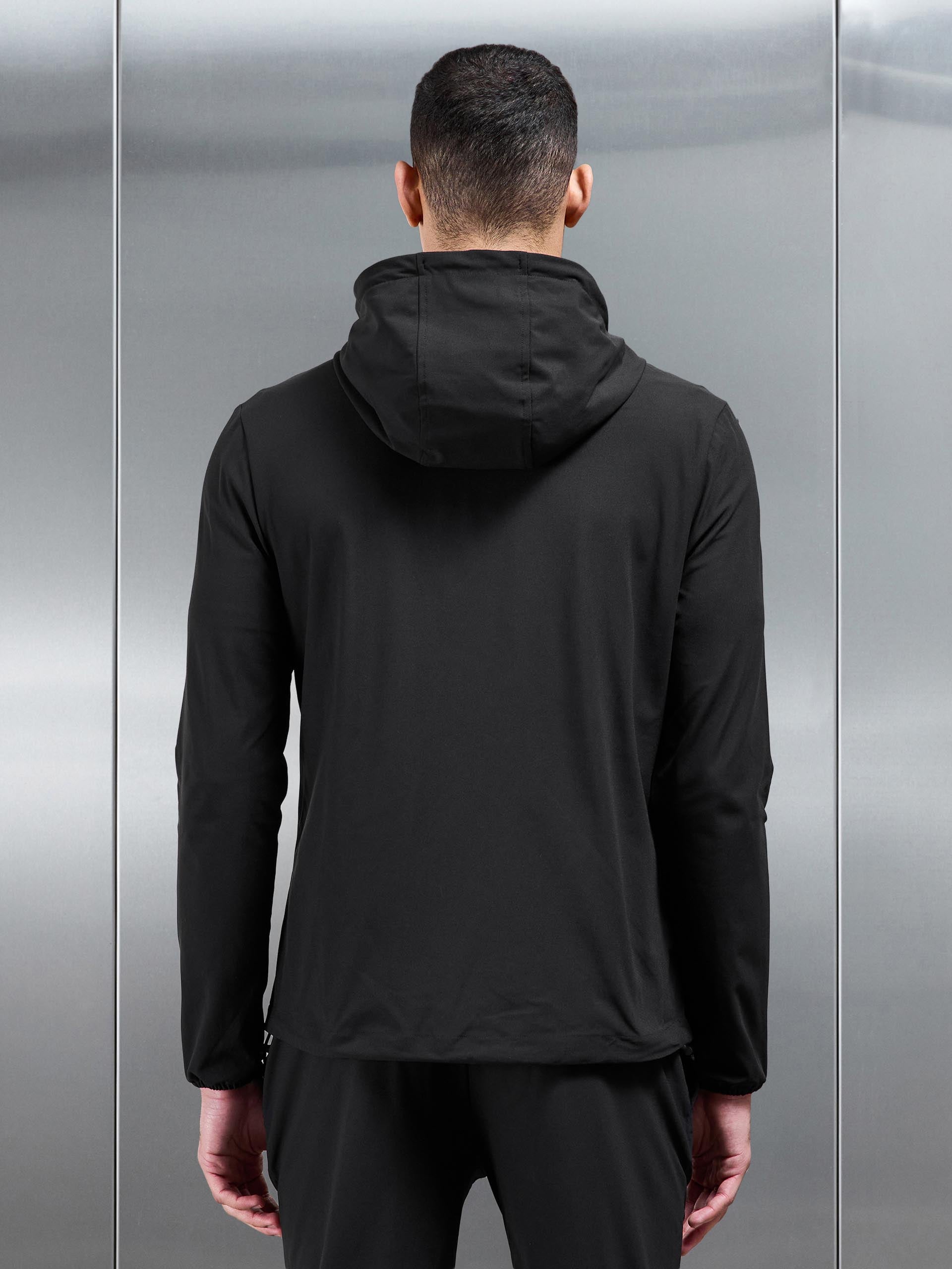 Mens 24 Hour Windbreaker in Black