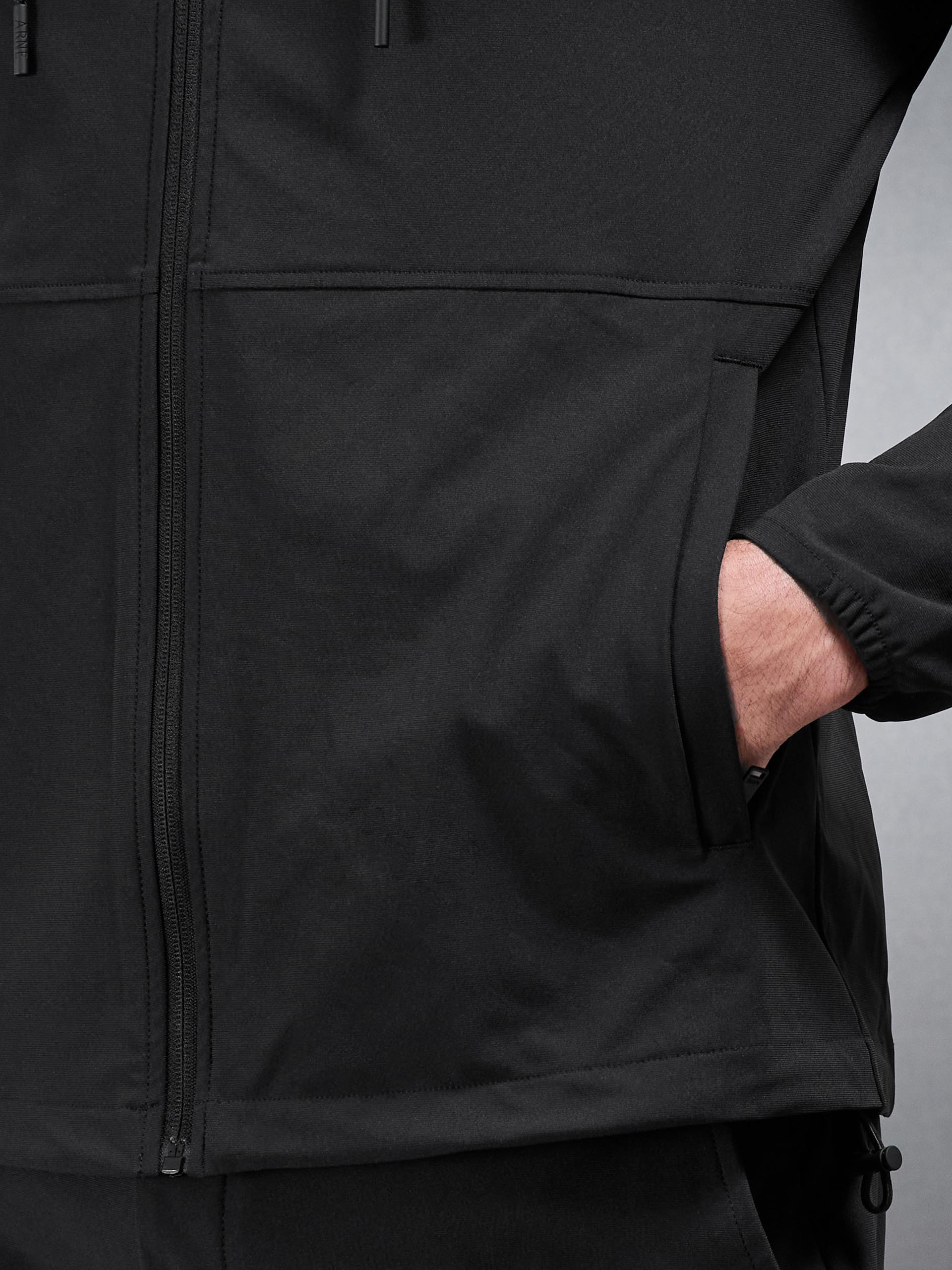 Mens 24 Hour Windbreaker in Black