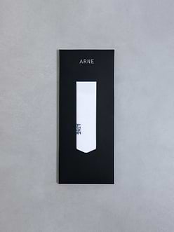 Mens 3 Pack ARNE Invisible Socks in White