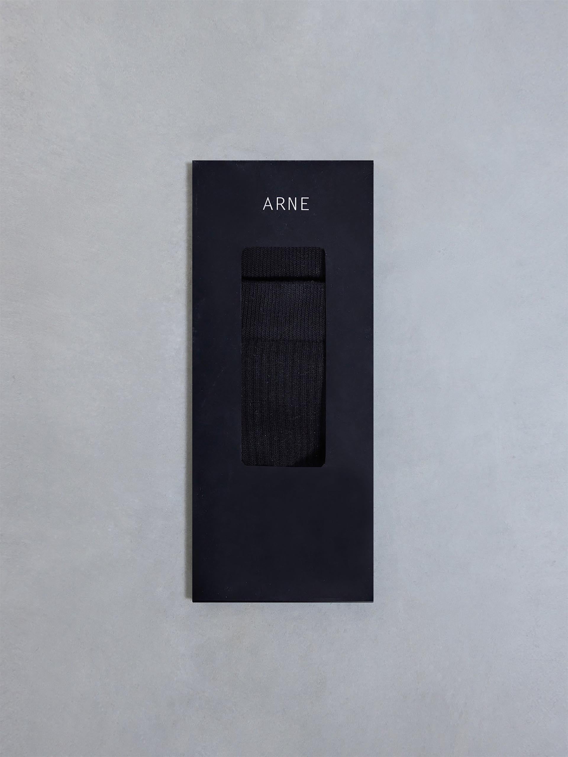 Mens 3 Pack ARNE Socks in Black