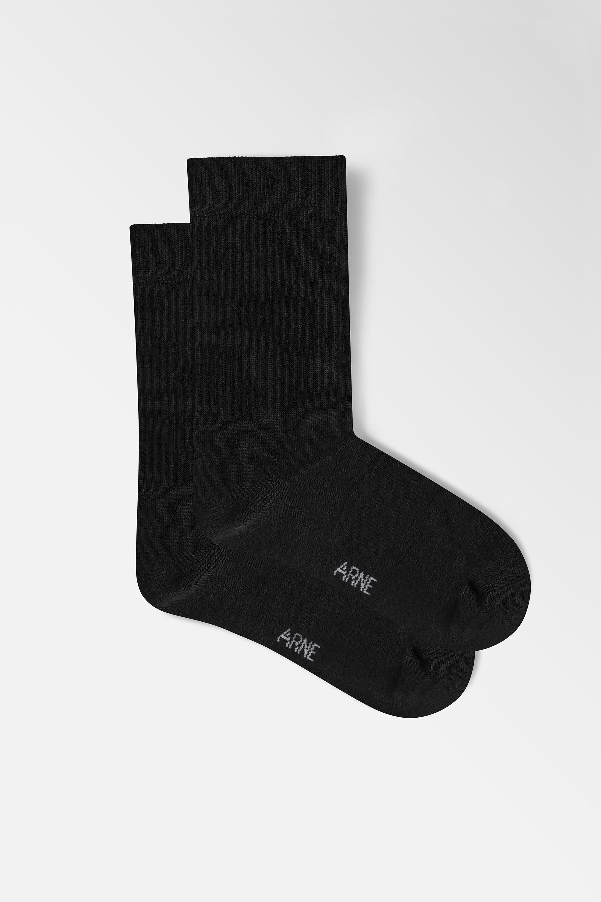Mens 3 Pack ARNE Socks in Black