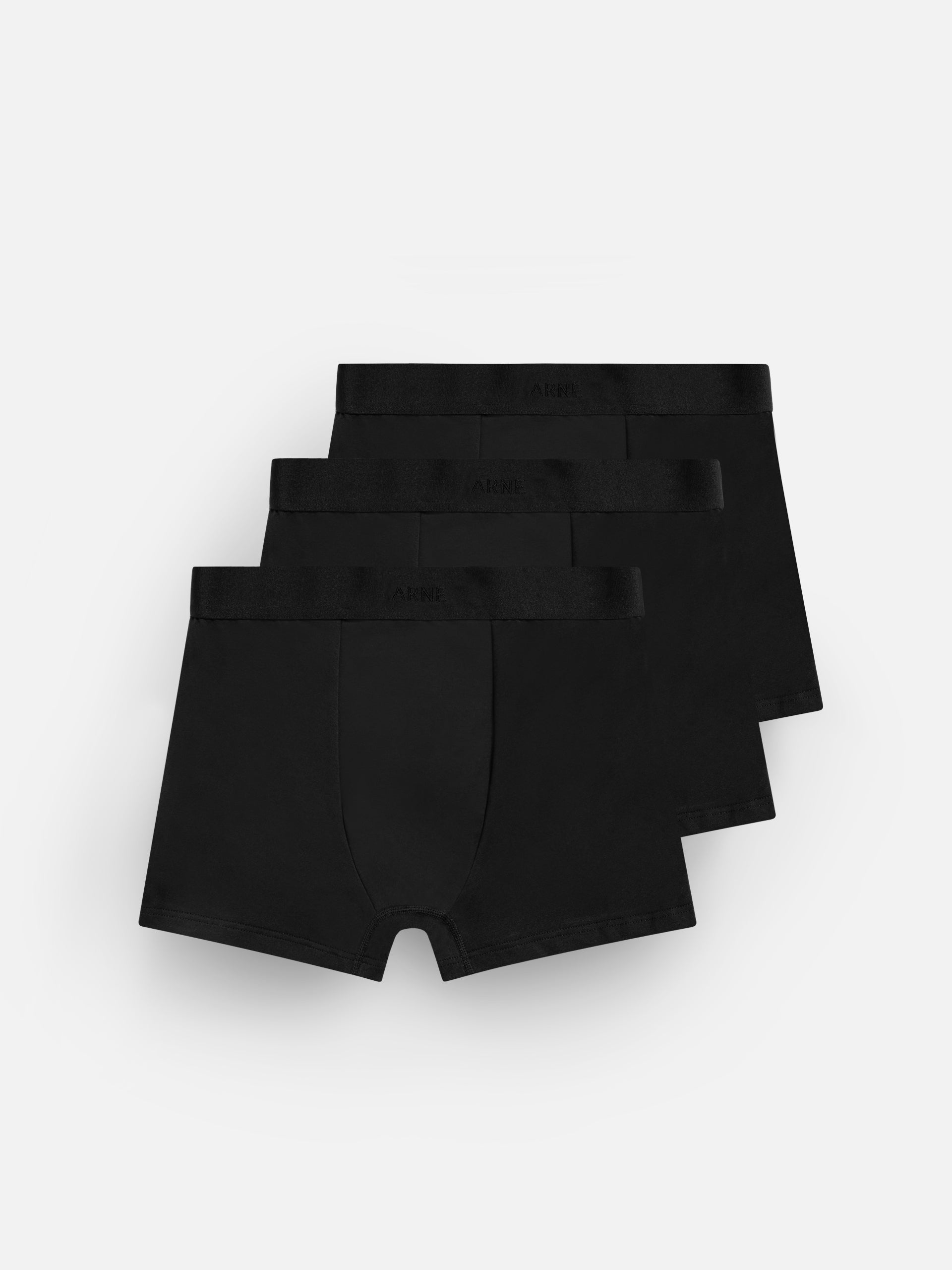 Mens 3 Pack Boxers in Black